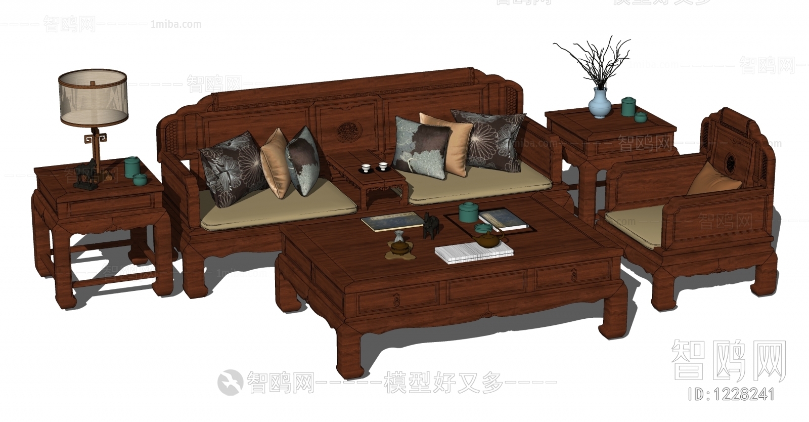 Chinese Style Sofa Combination