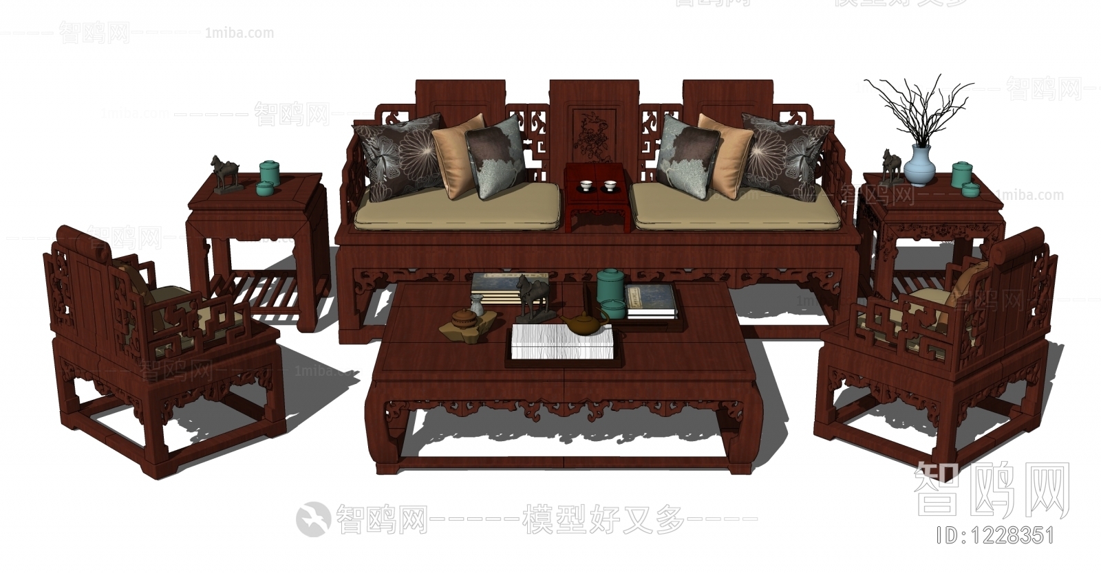 Chinese Style Sofa Combination