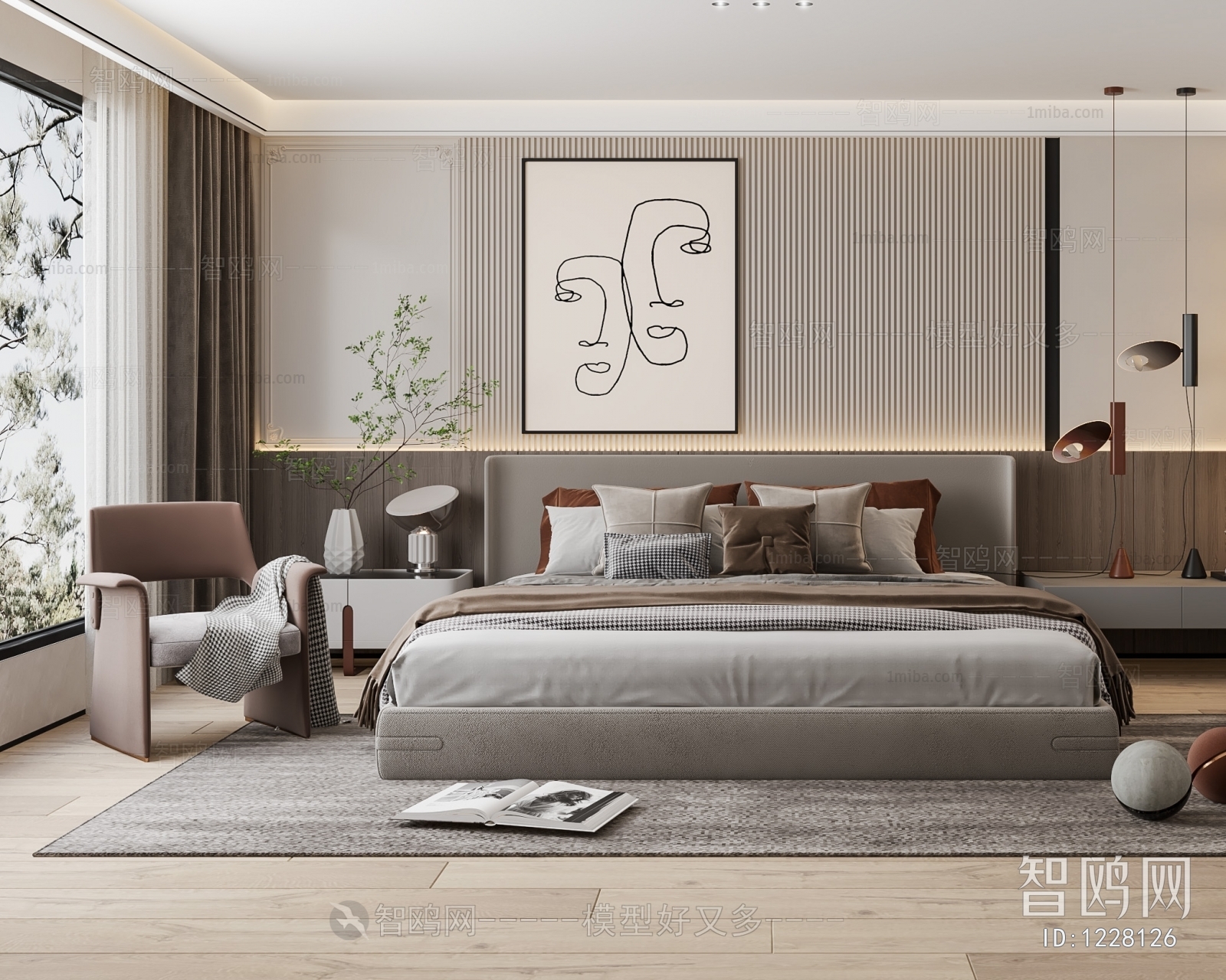 Modern Nordic Style Bedroom