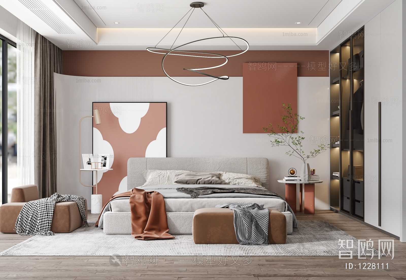 Modern Nordic Style Bedroom