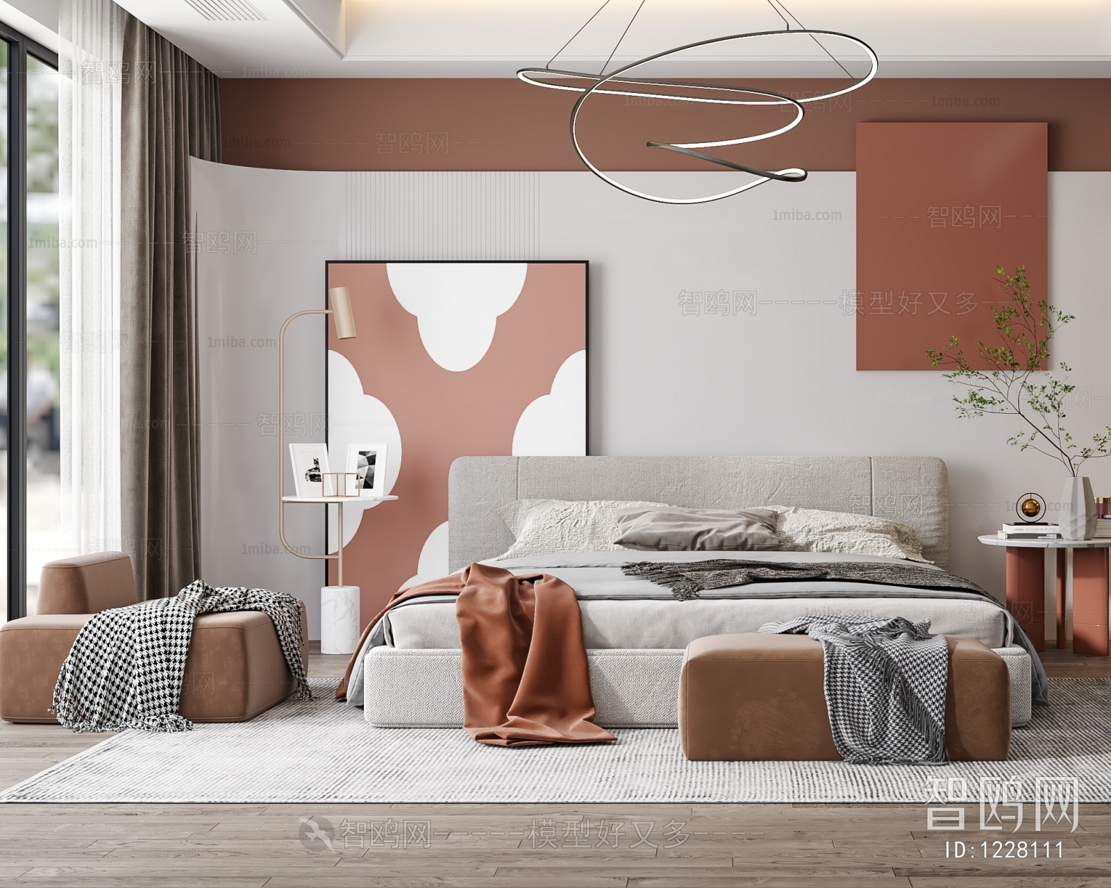 Modern Nordic Style Bedroom