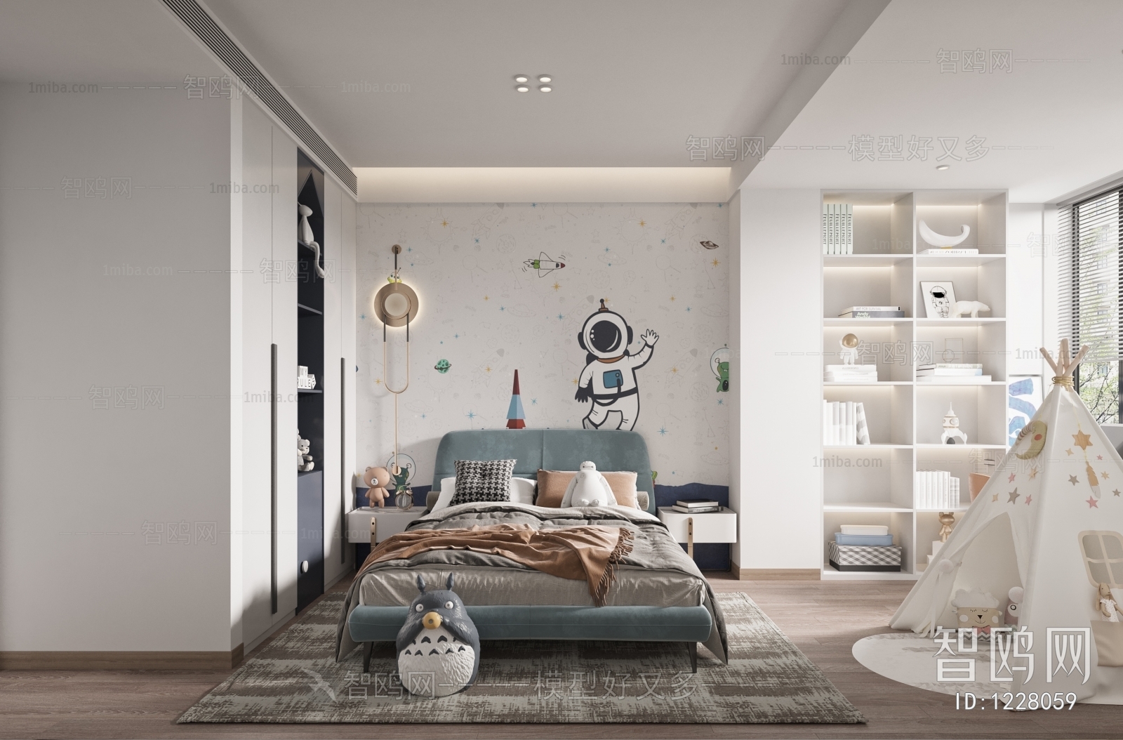 Modern Boy's Room And Son's Room