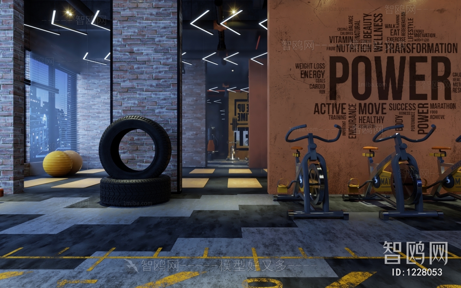 Industrial Style Gym