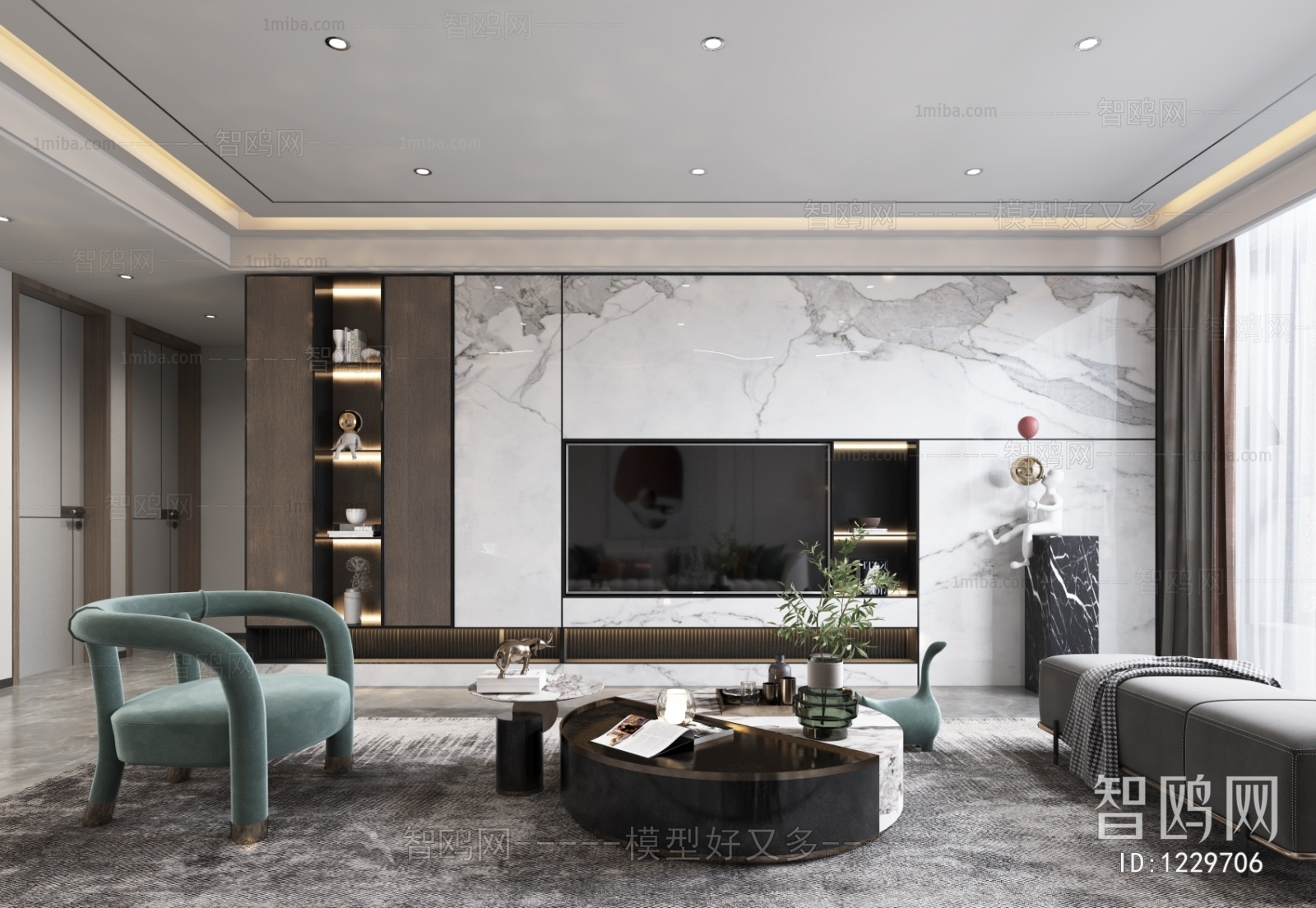 Modern A Living Room