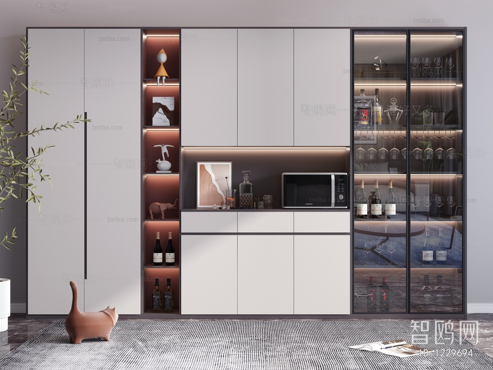 Modern Wine Cabinet