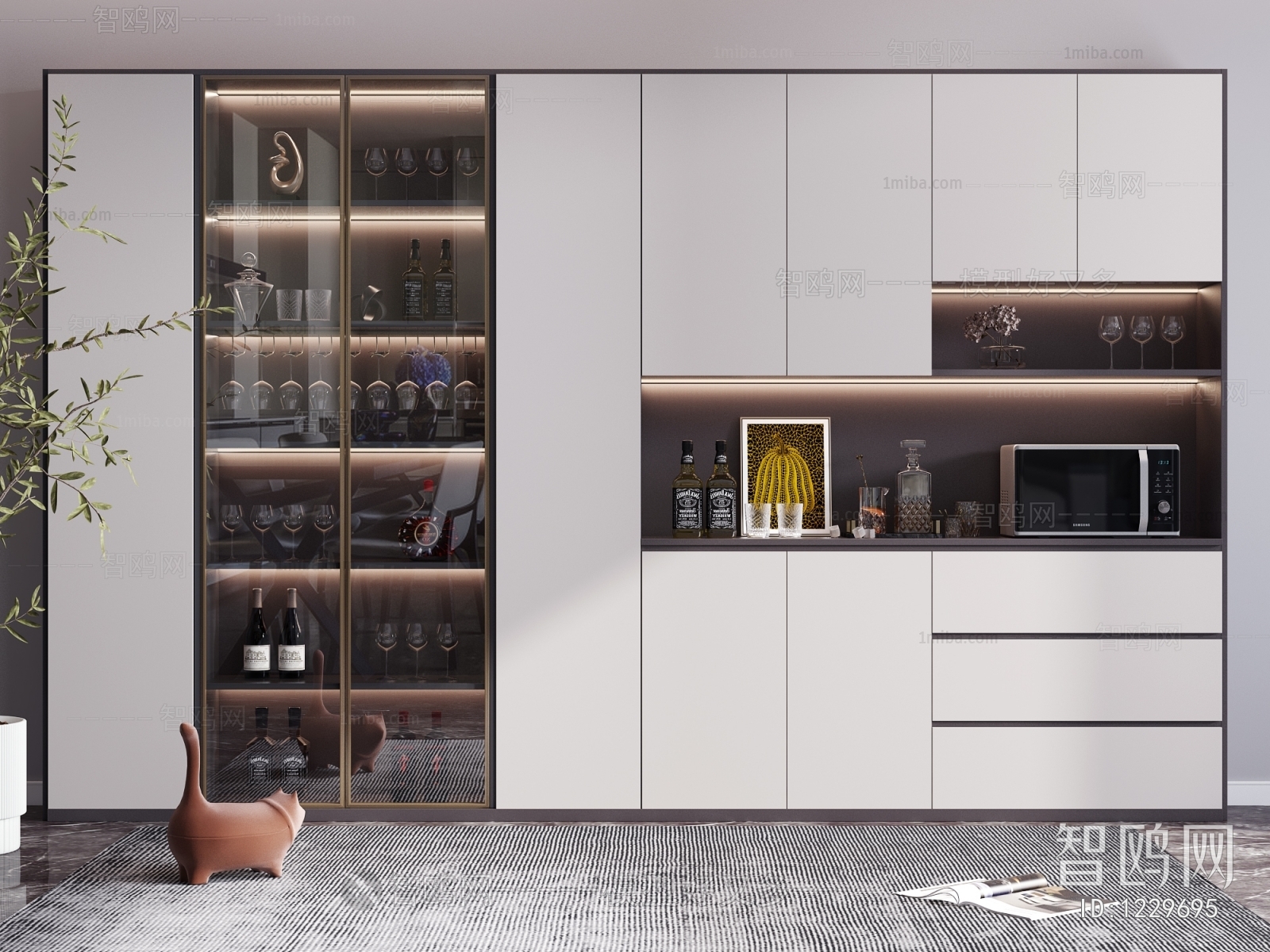 Modern Wine Cabinet