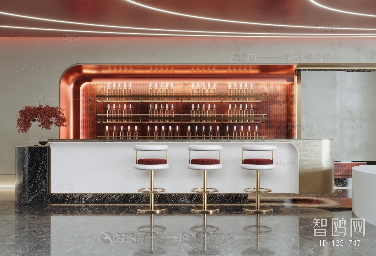 Modern Counter Bar