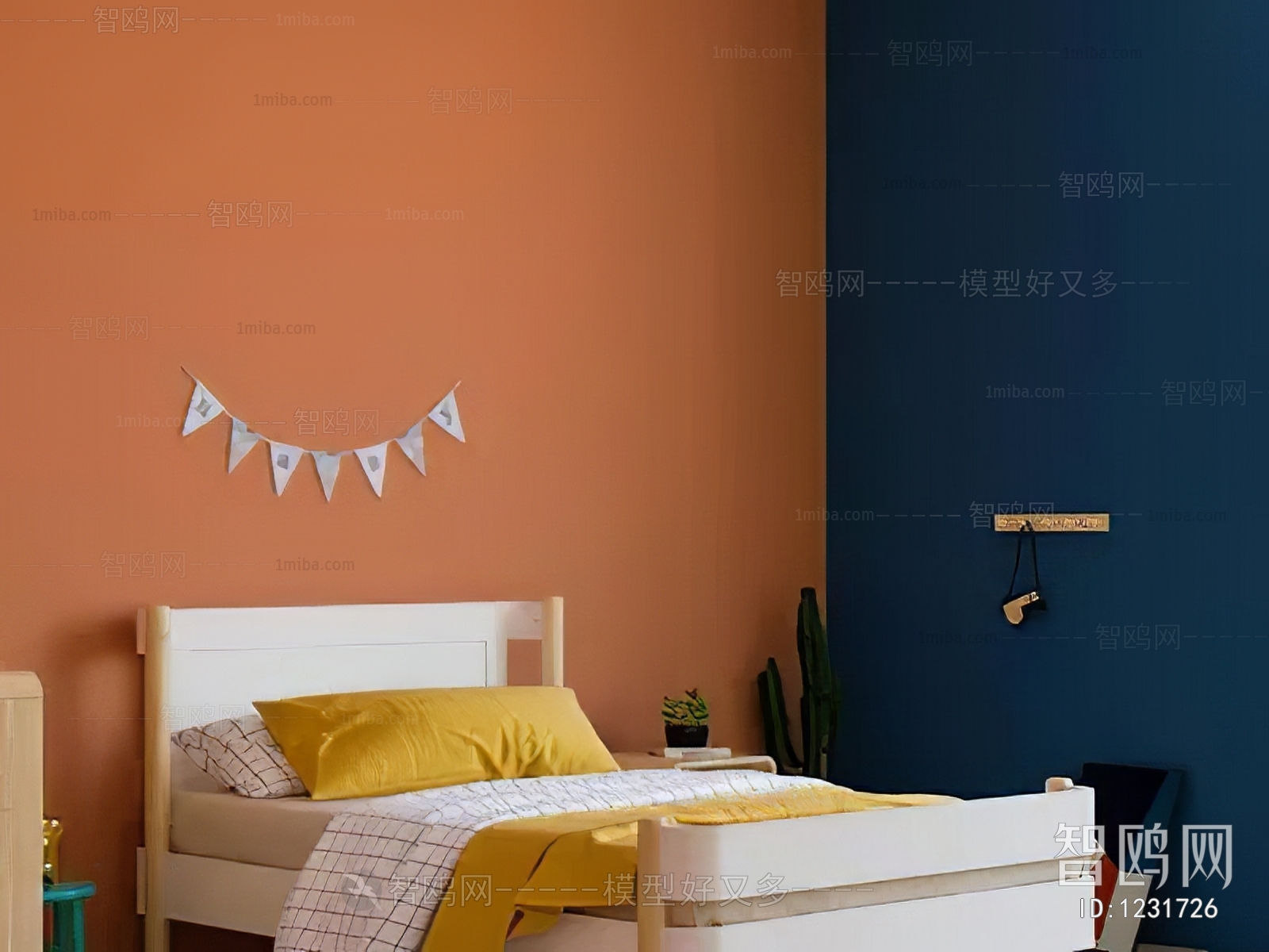 Modern Nordic Style Child's Bed