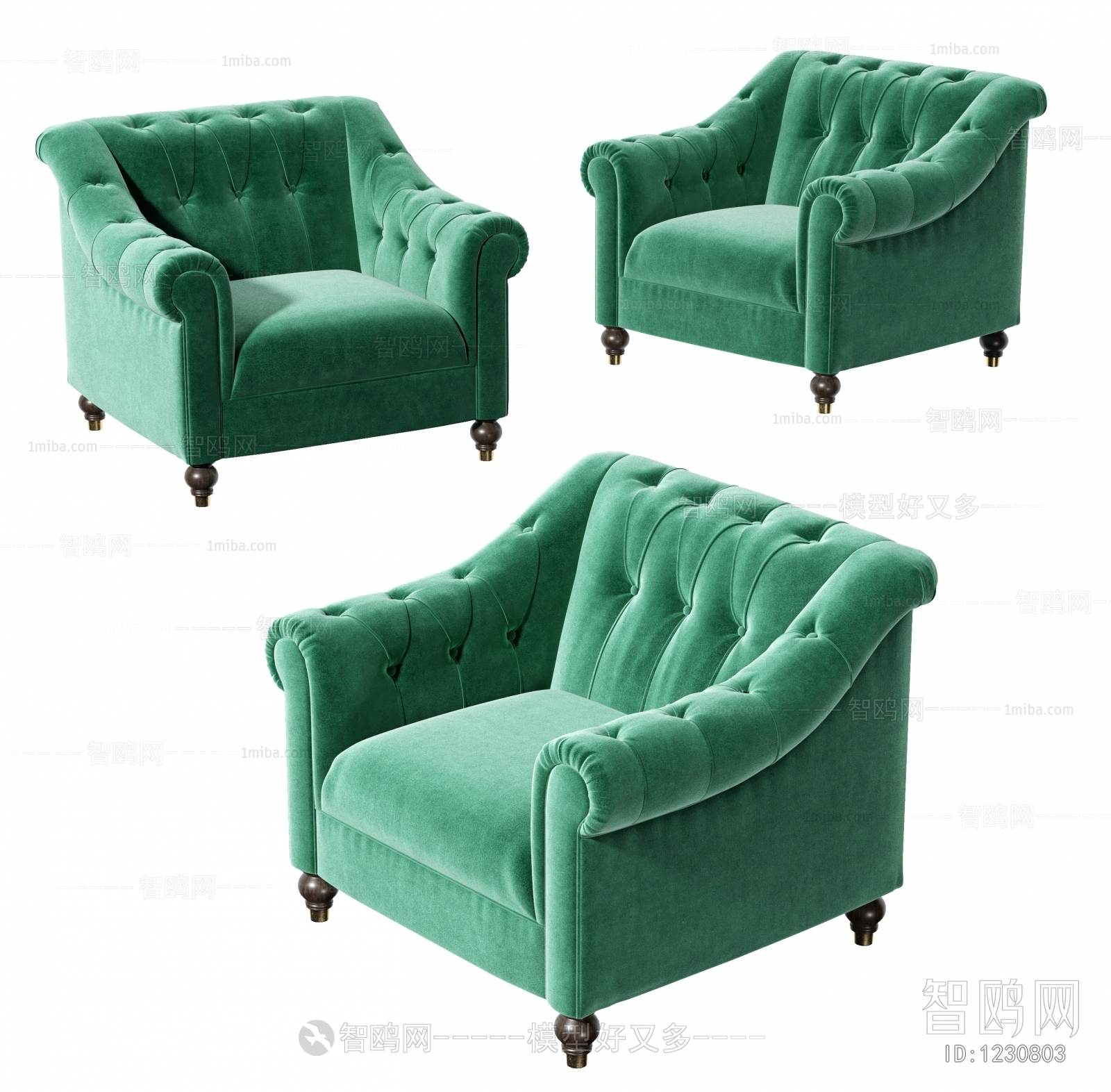 American Style Single Sofa