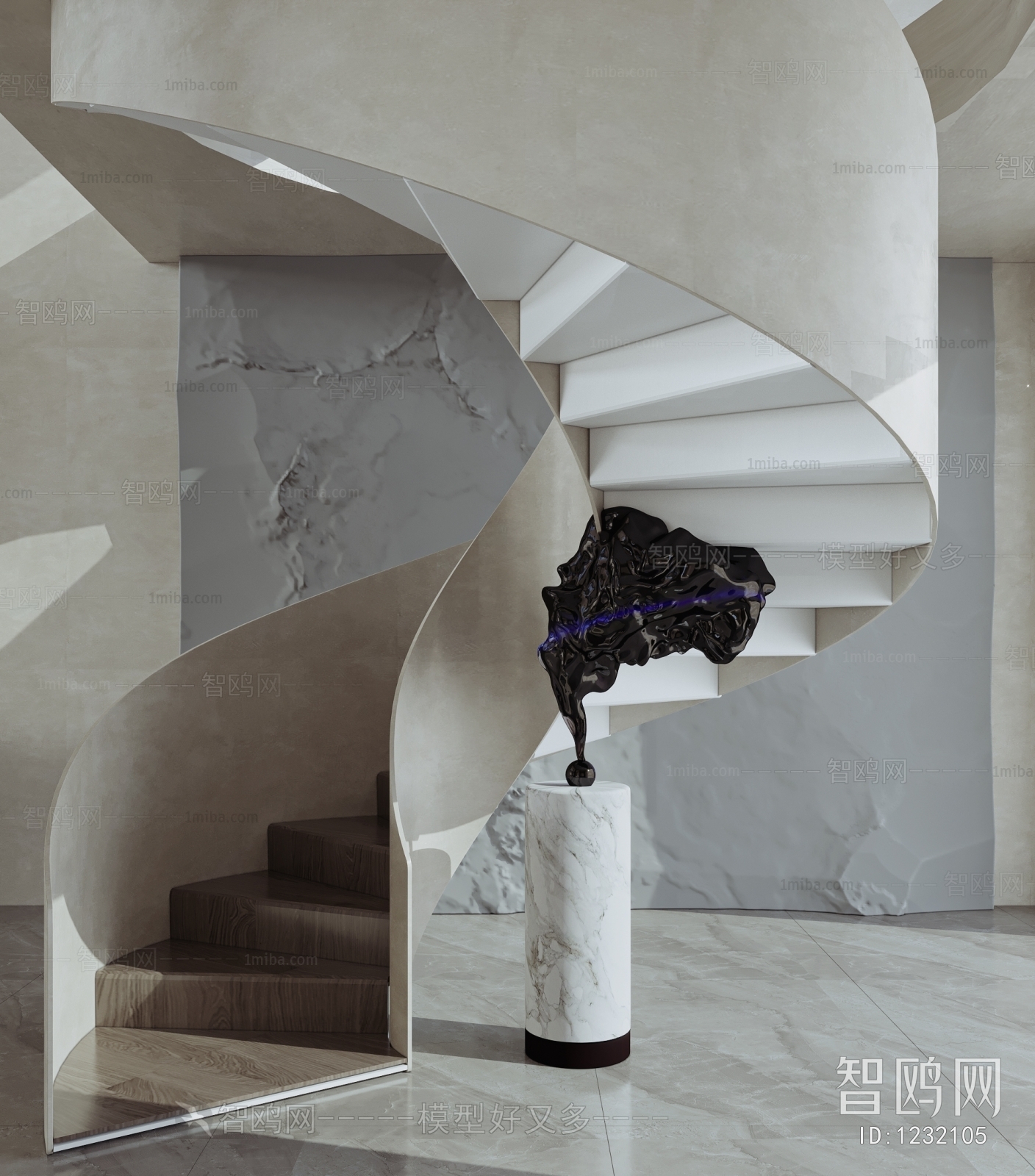 Modern Rotating Staircase