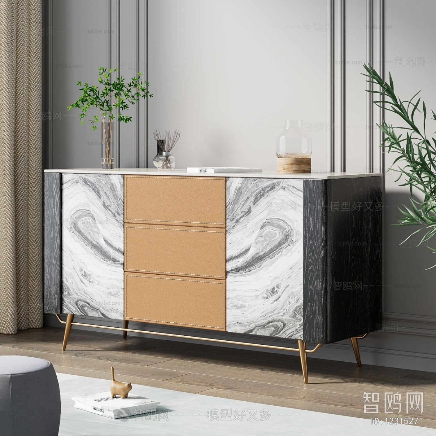 Modern Side Cabinet/Entrance Cabinet