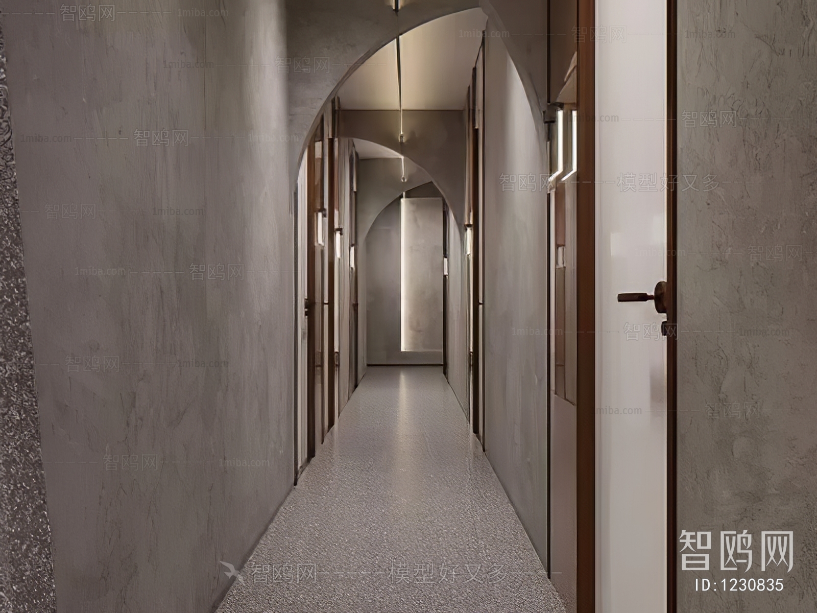 Wabi-sabi Style Corridor
