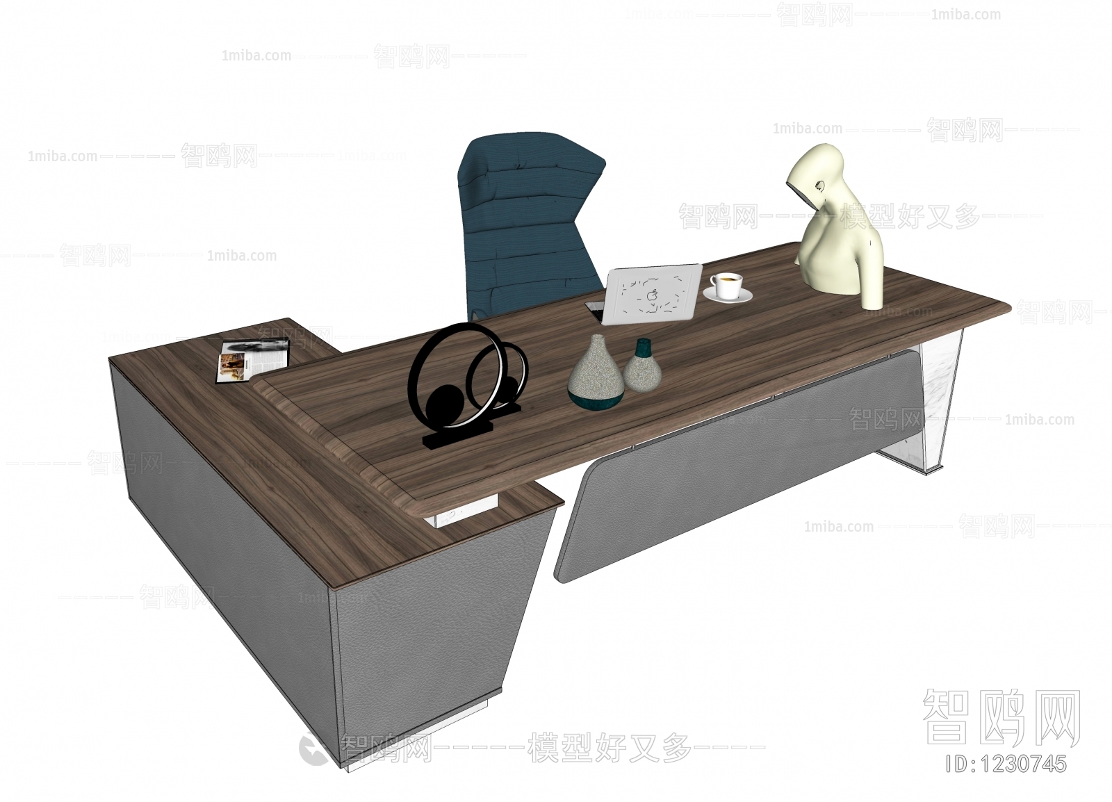 Modern Manager's Desk