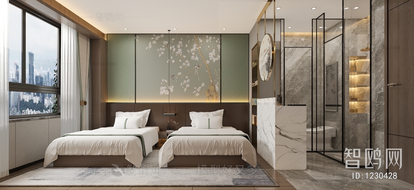 New Chinese Style Guest Room