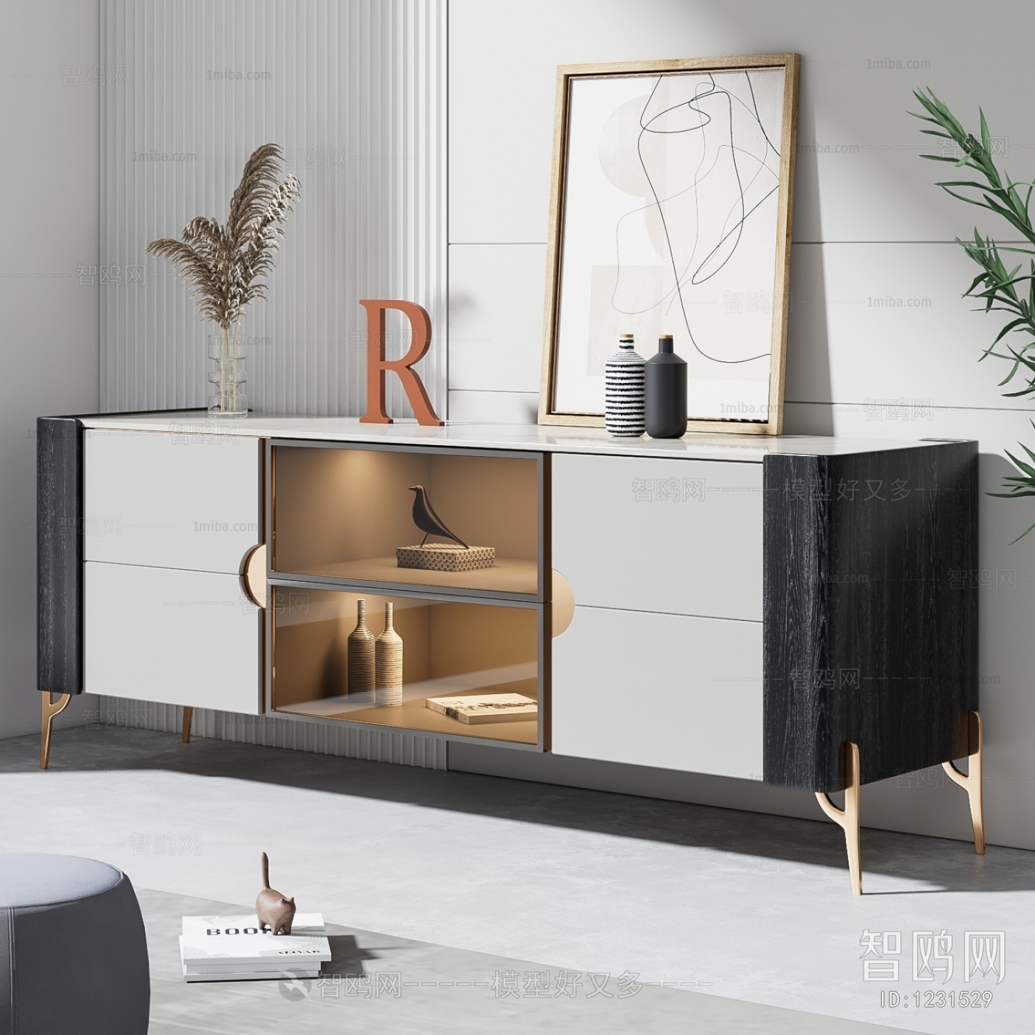 Modern Side Cabinet/Entrance Cabinet