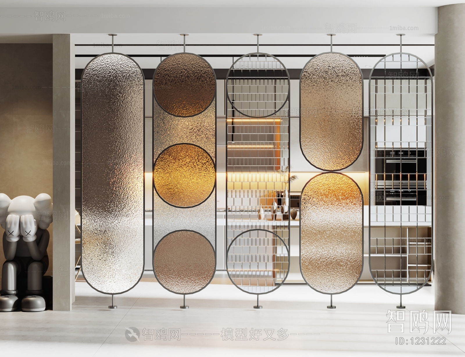 Modern Glass Screen Partition