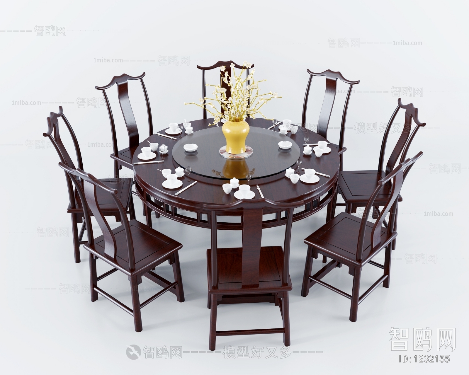 Chinese Style Dining Table And Chairs