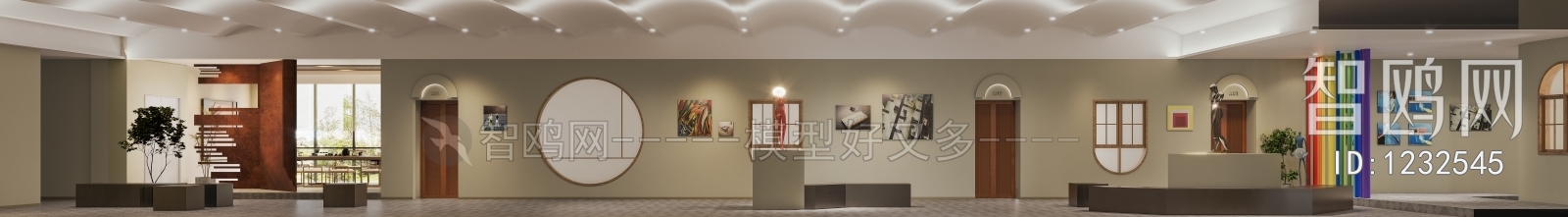 New Chinese Style Exhibition Hall