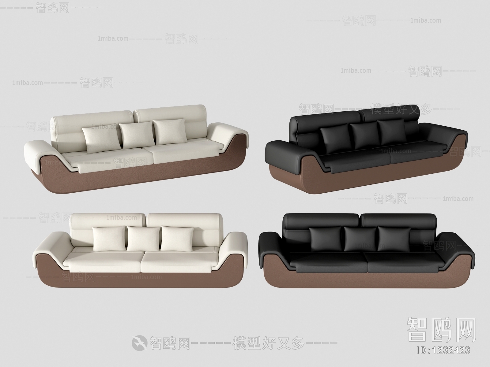 Modern Three-seat Sofa