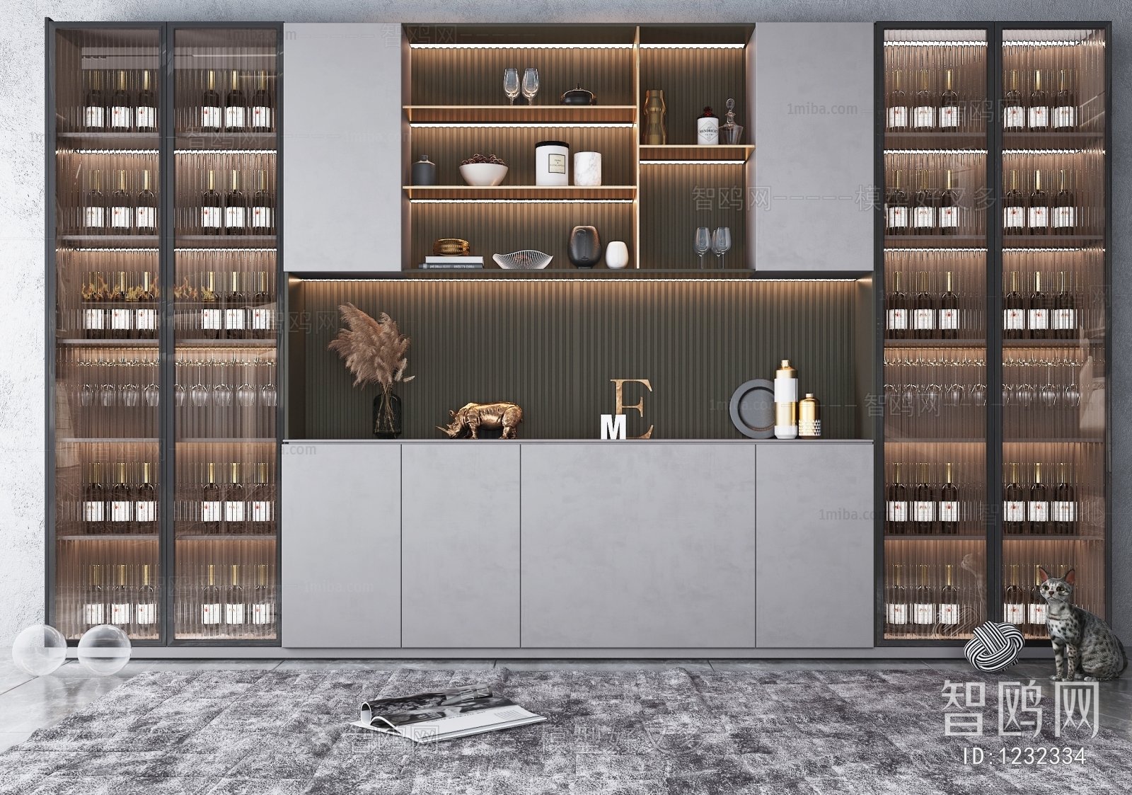 Modern Wine Cabinet