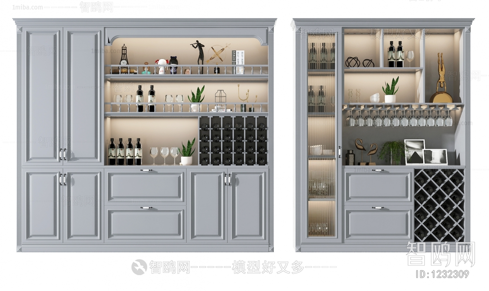 American Style Wine Cabinet