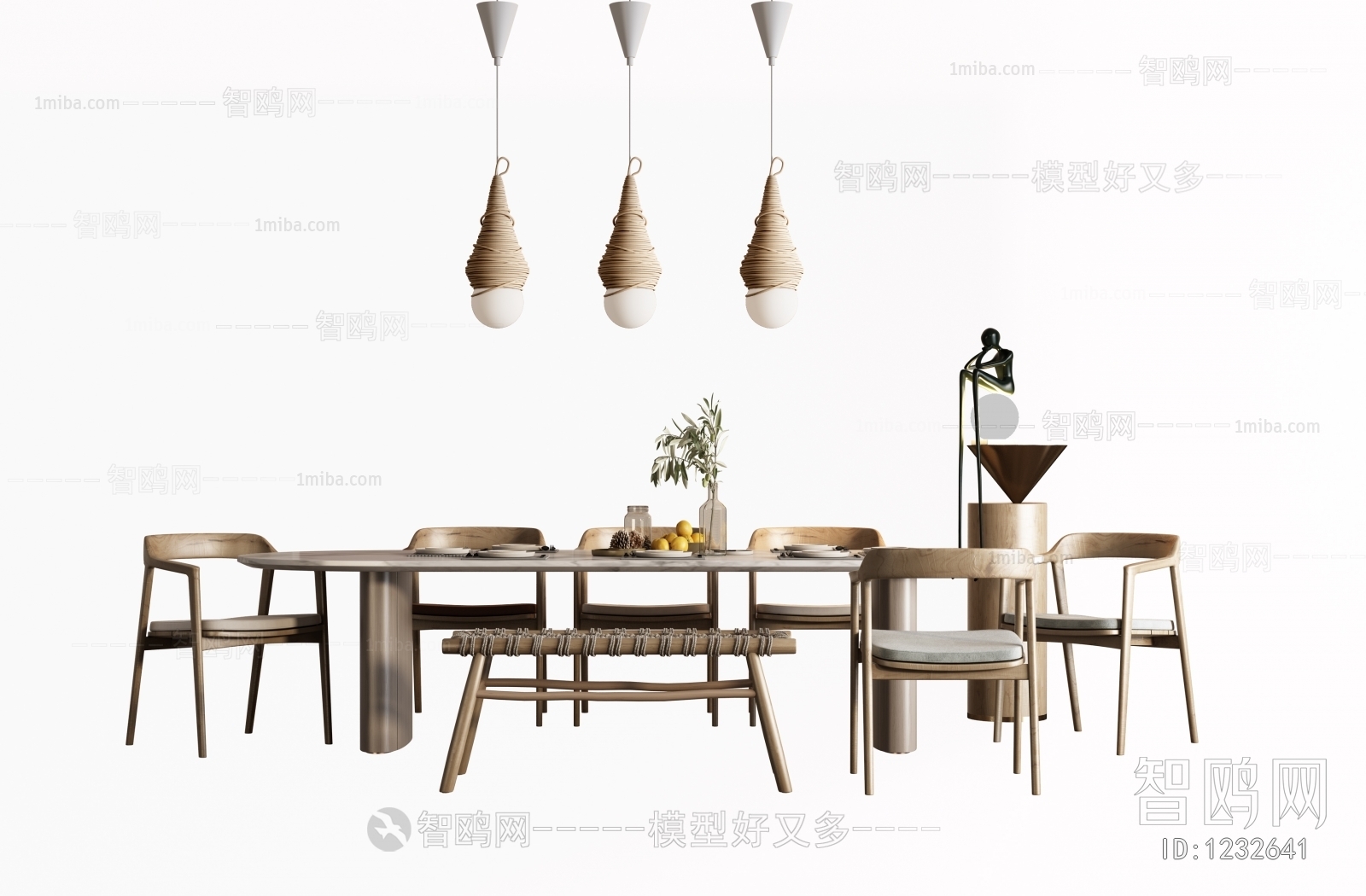 Japanese Style Dining Table And Chairs