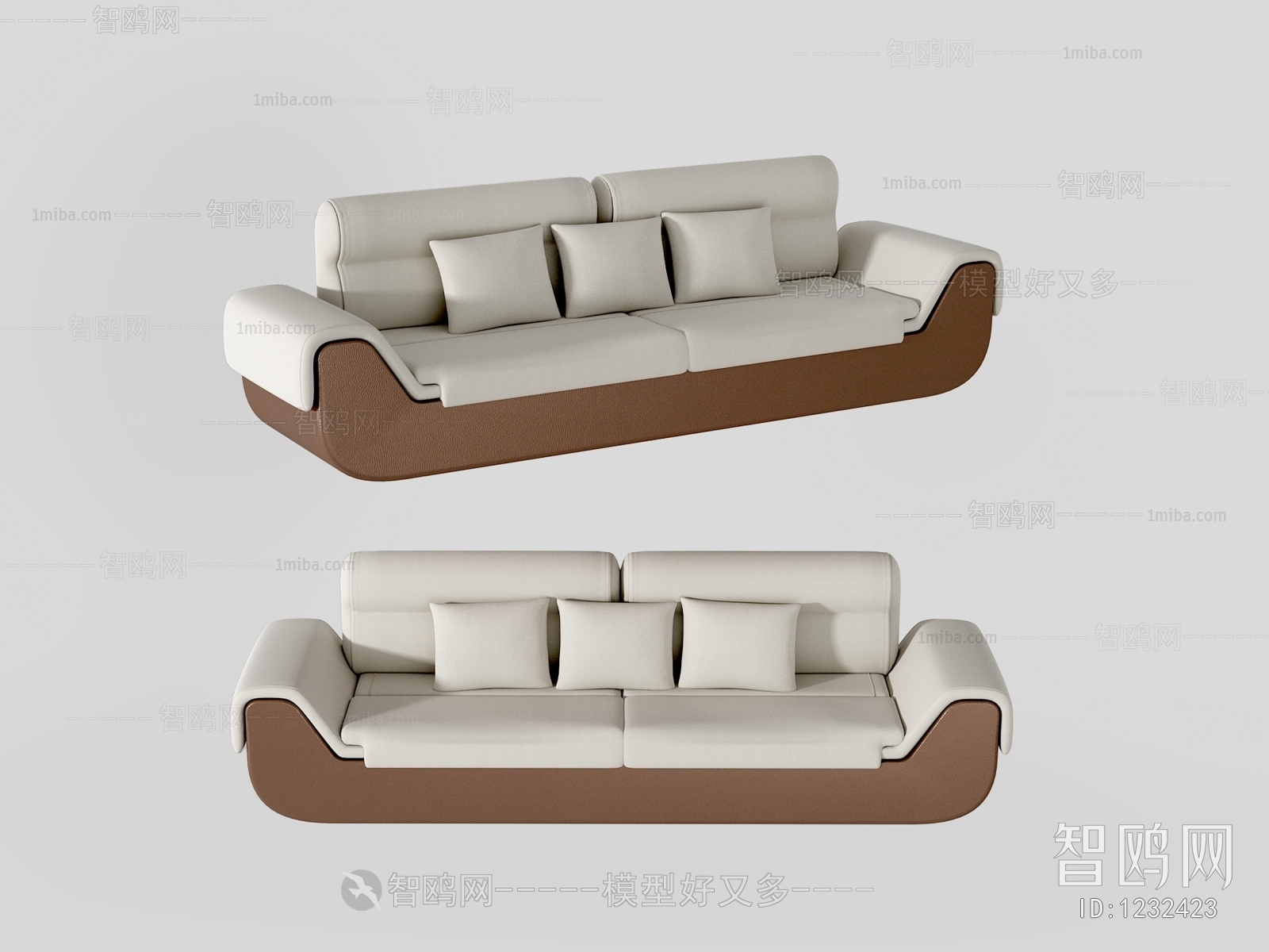 Modern Three-seat Sofa