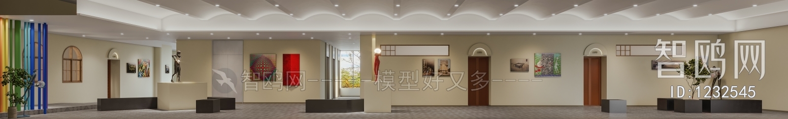 New Chinese Style Exhibition Hall