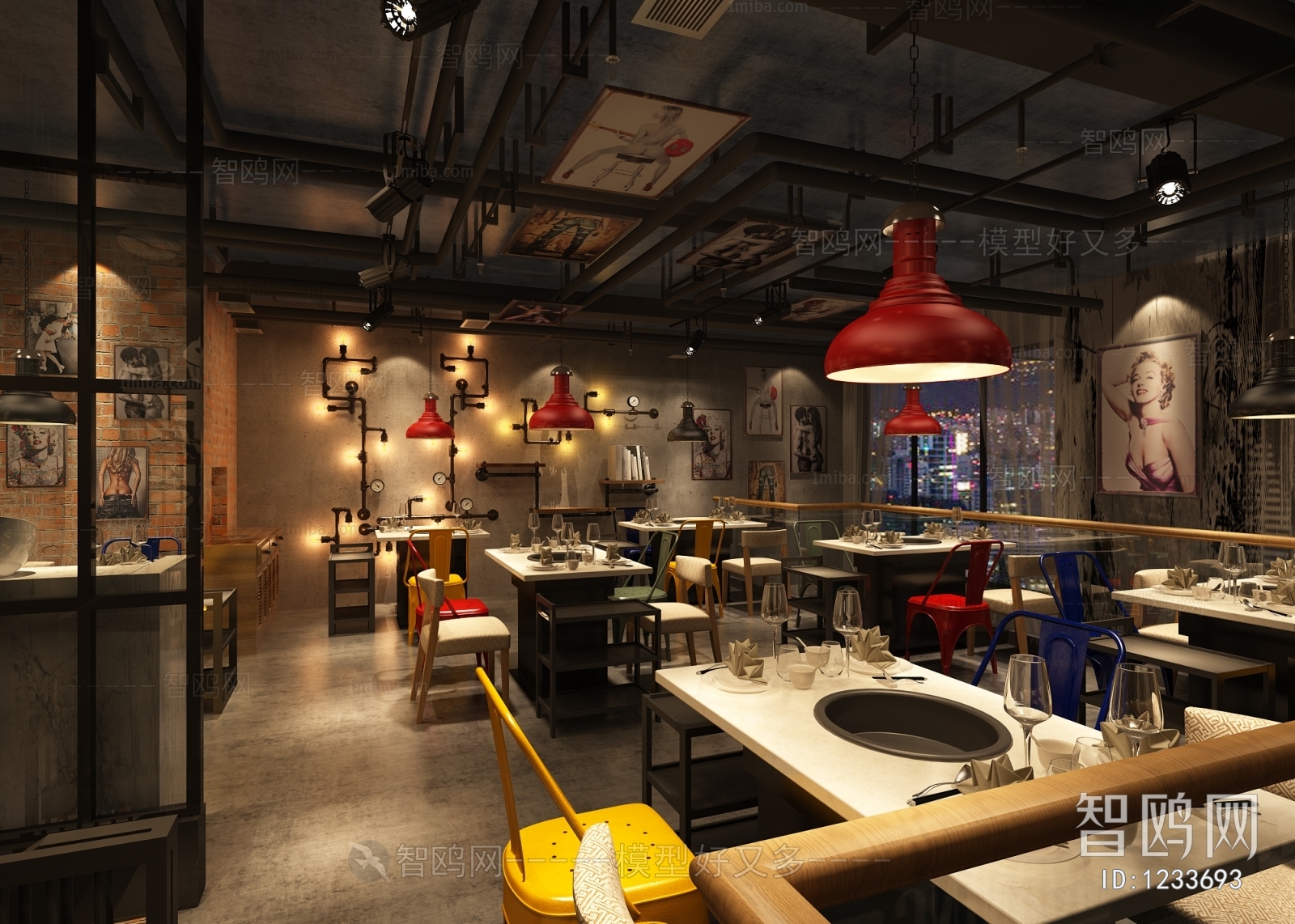 Industrial Style Restaurant