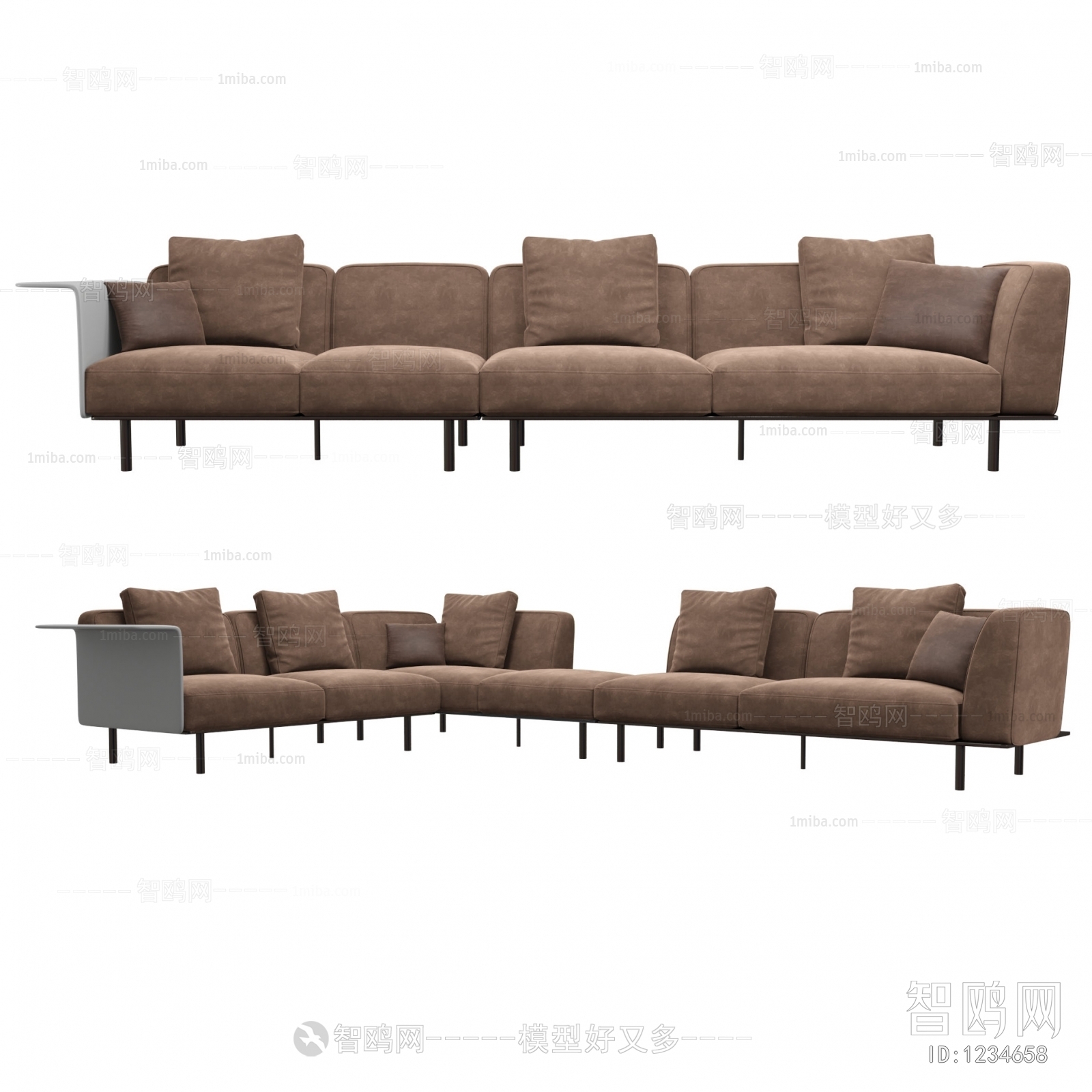 Modern Multi Person Sofa