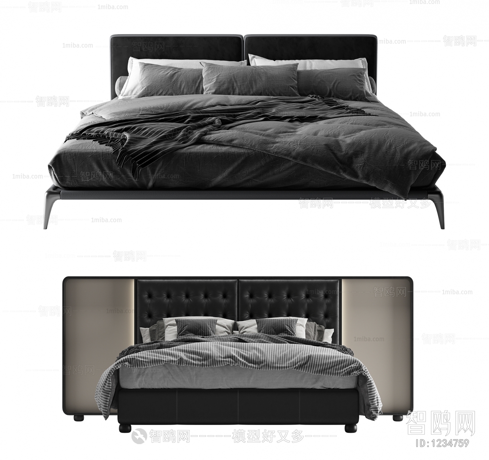 Modern Double Bed