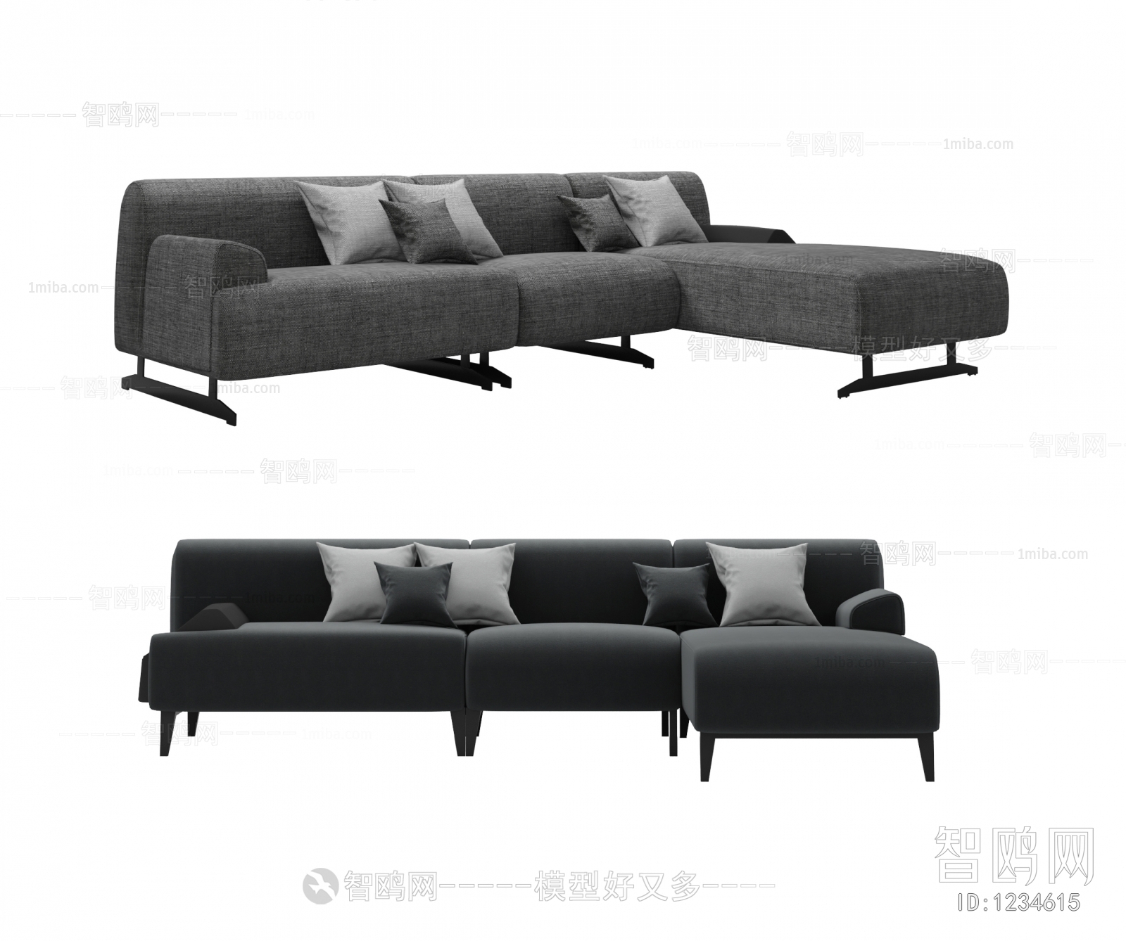 Modern Multi Person Sofa