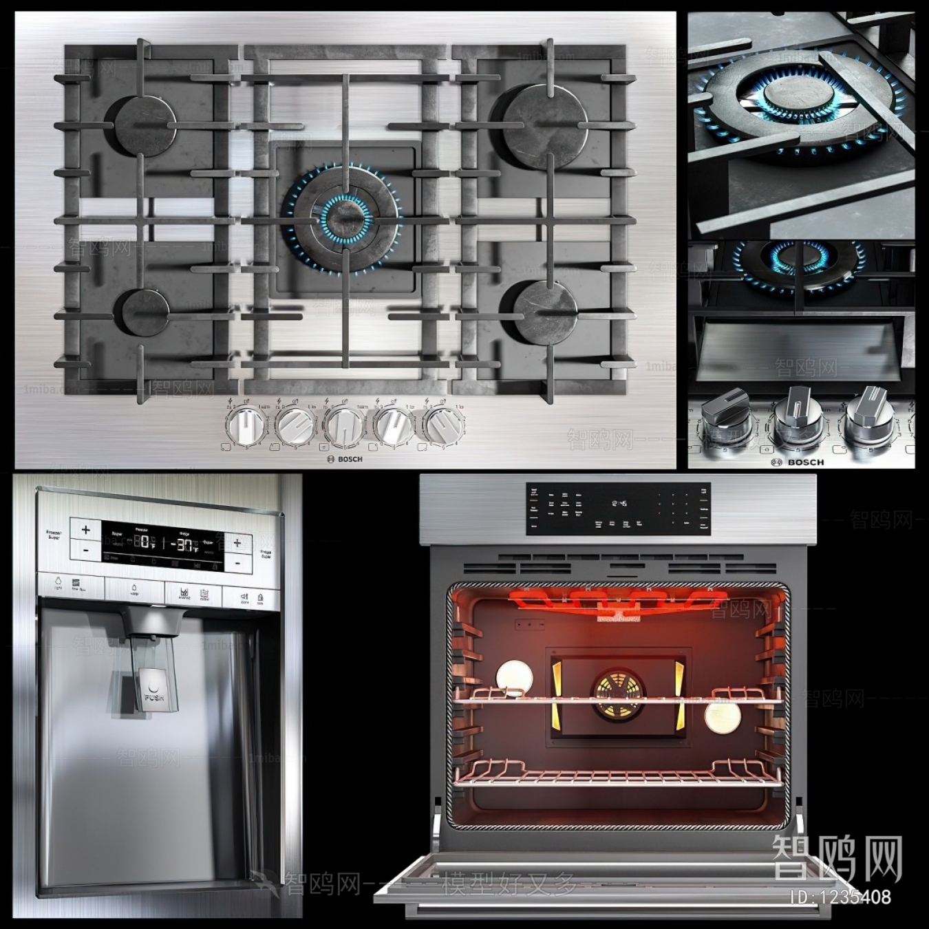 Modern Electric Kitchen Appliances