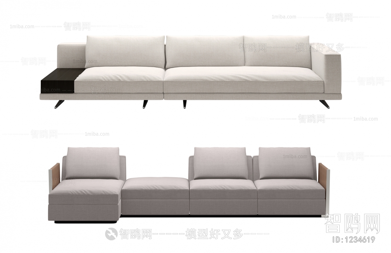 Modern Multi Person Sofa