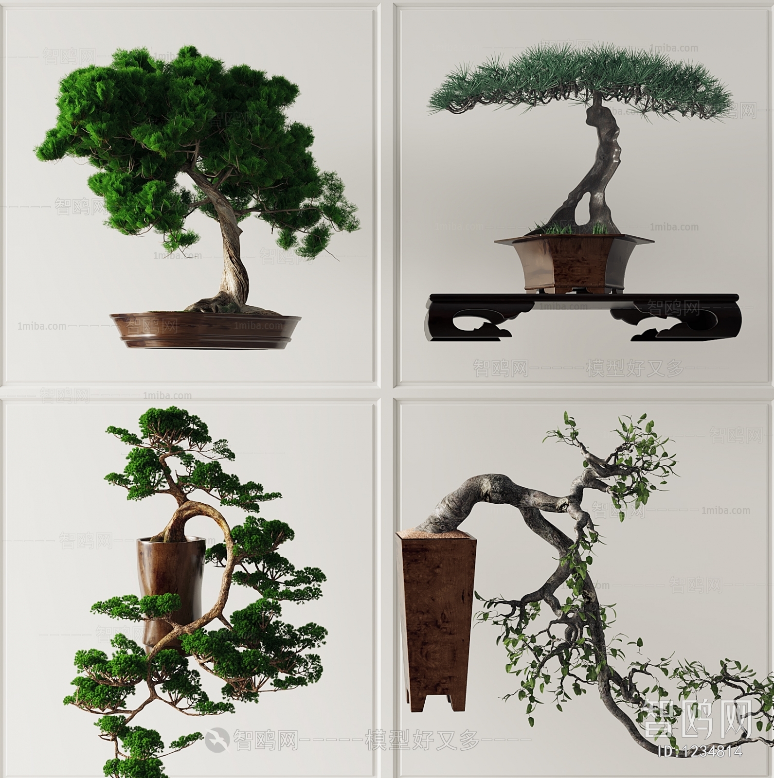 New Chinese Style Bonsai