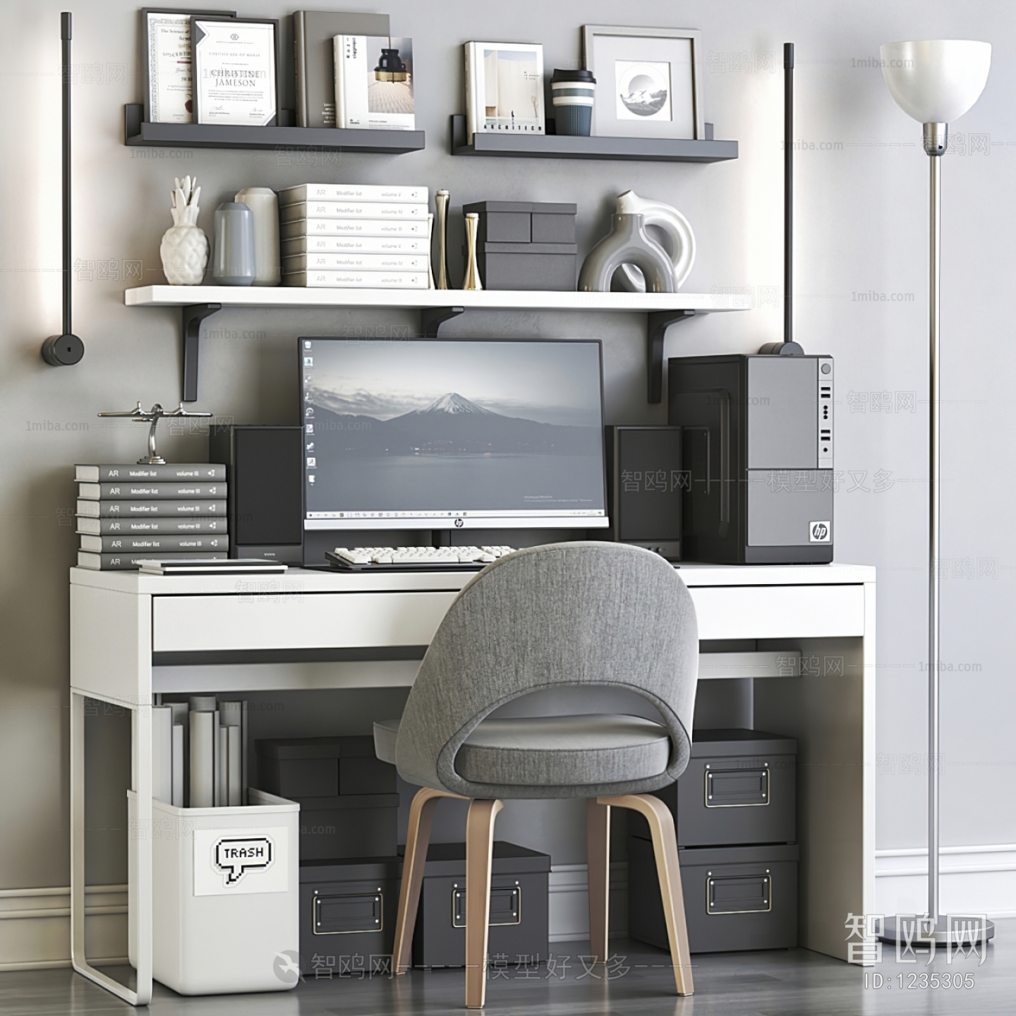 Modern Computer Desk And Chair