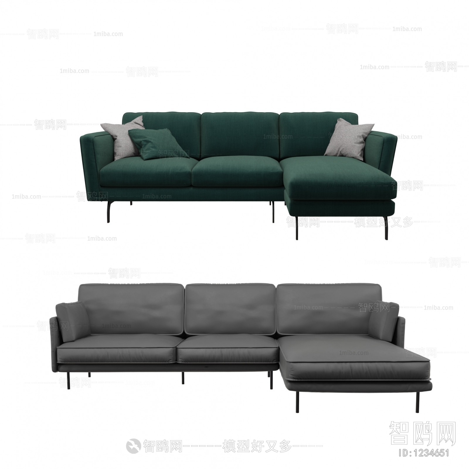 Modern Multi Person Sofa