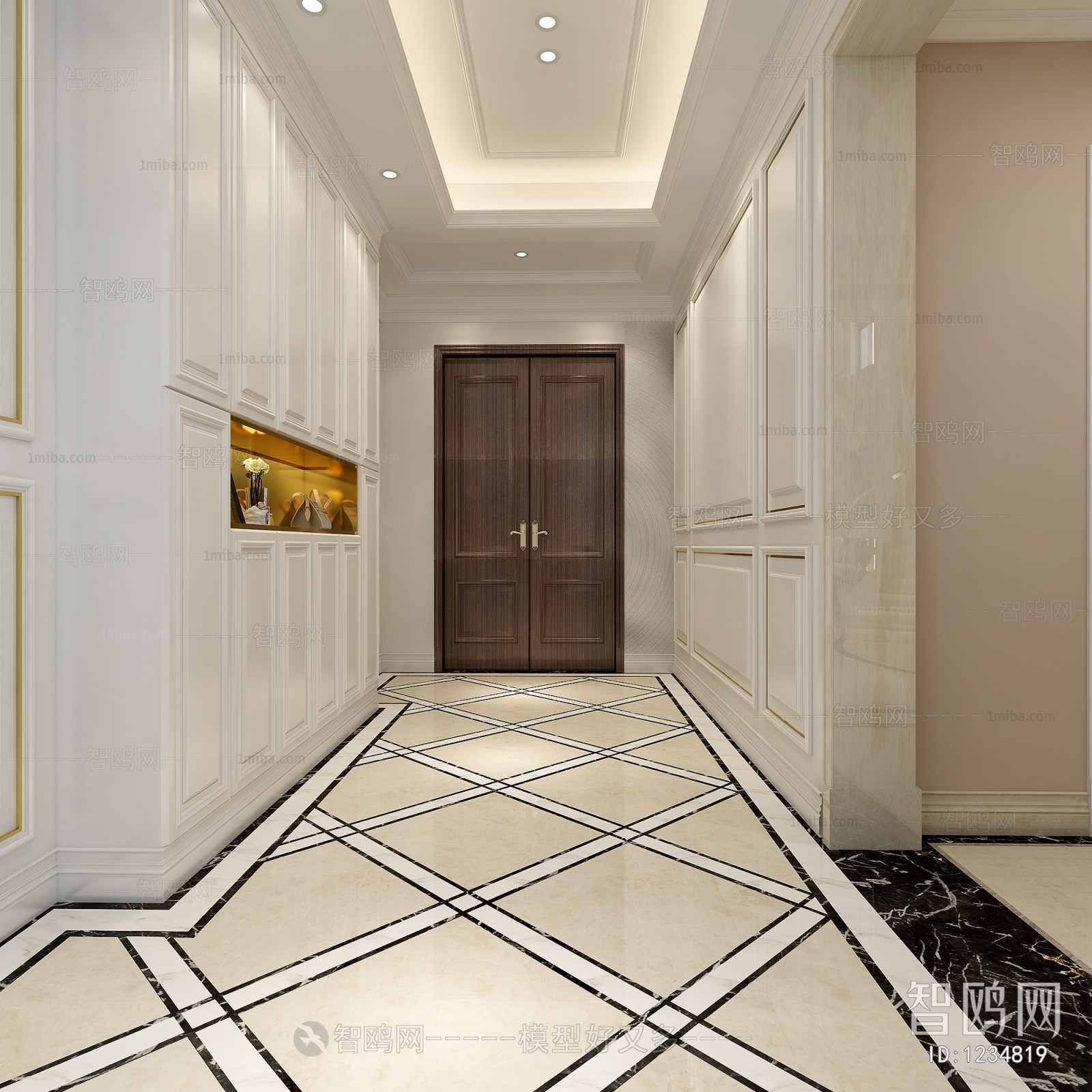 European Style Hallway