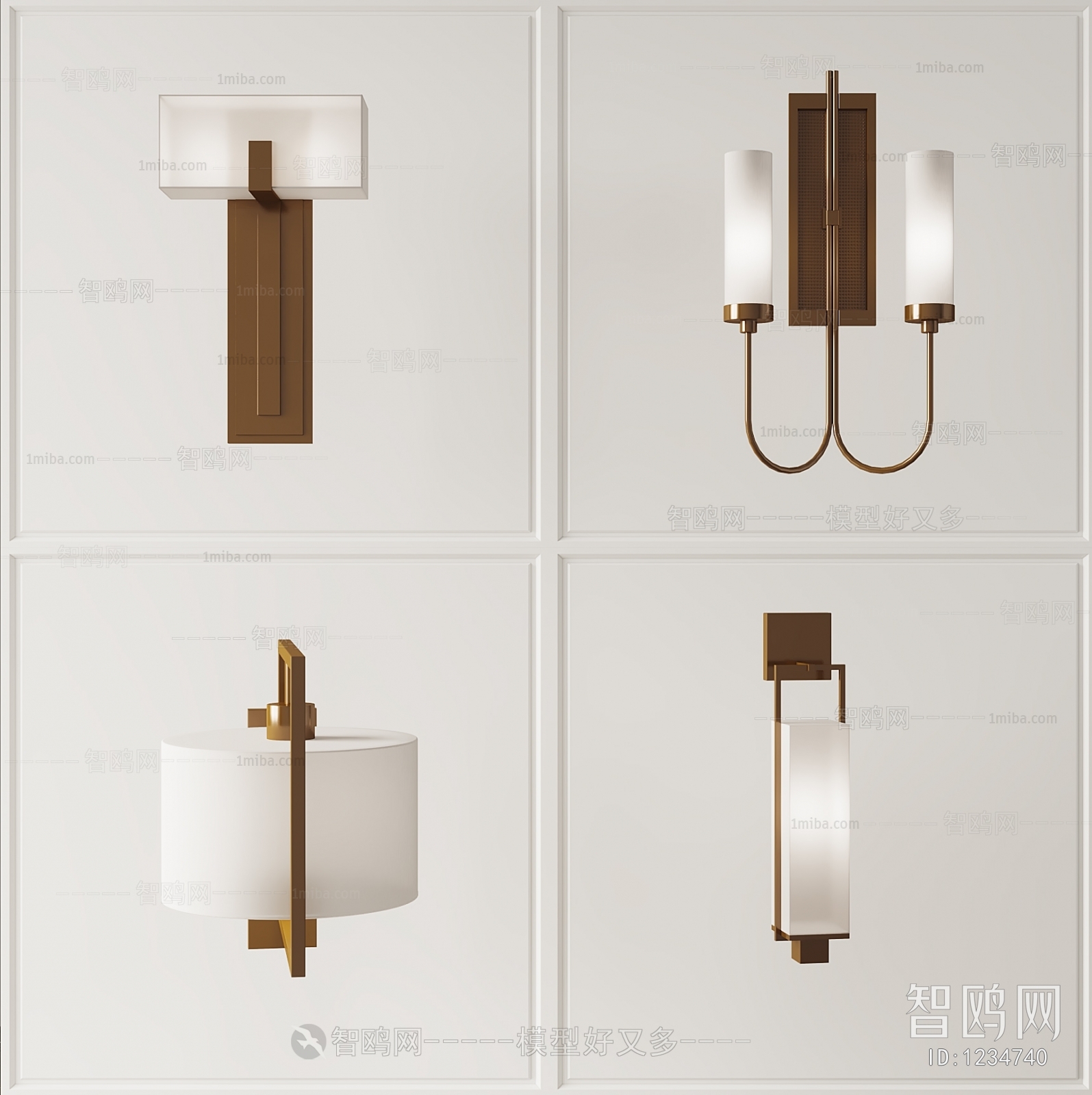 New Chinese Style Wall Lamp