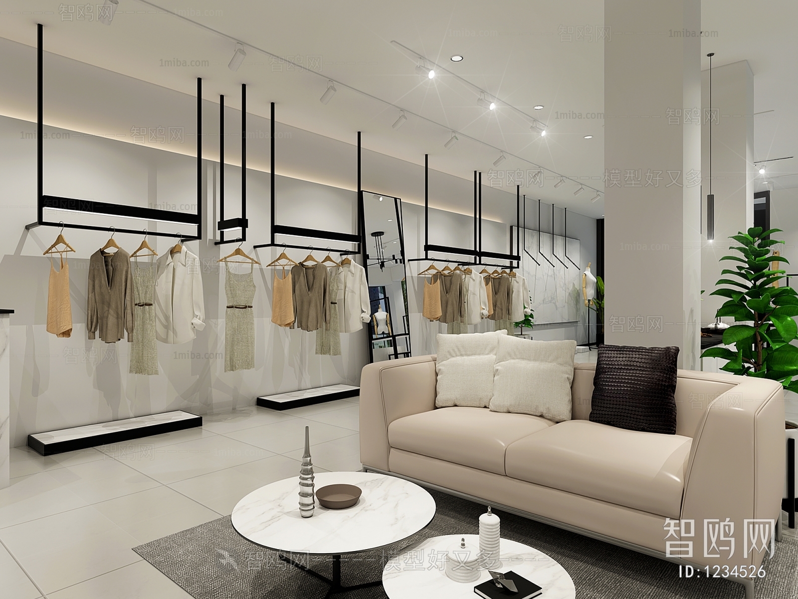 Modern Clothing Store