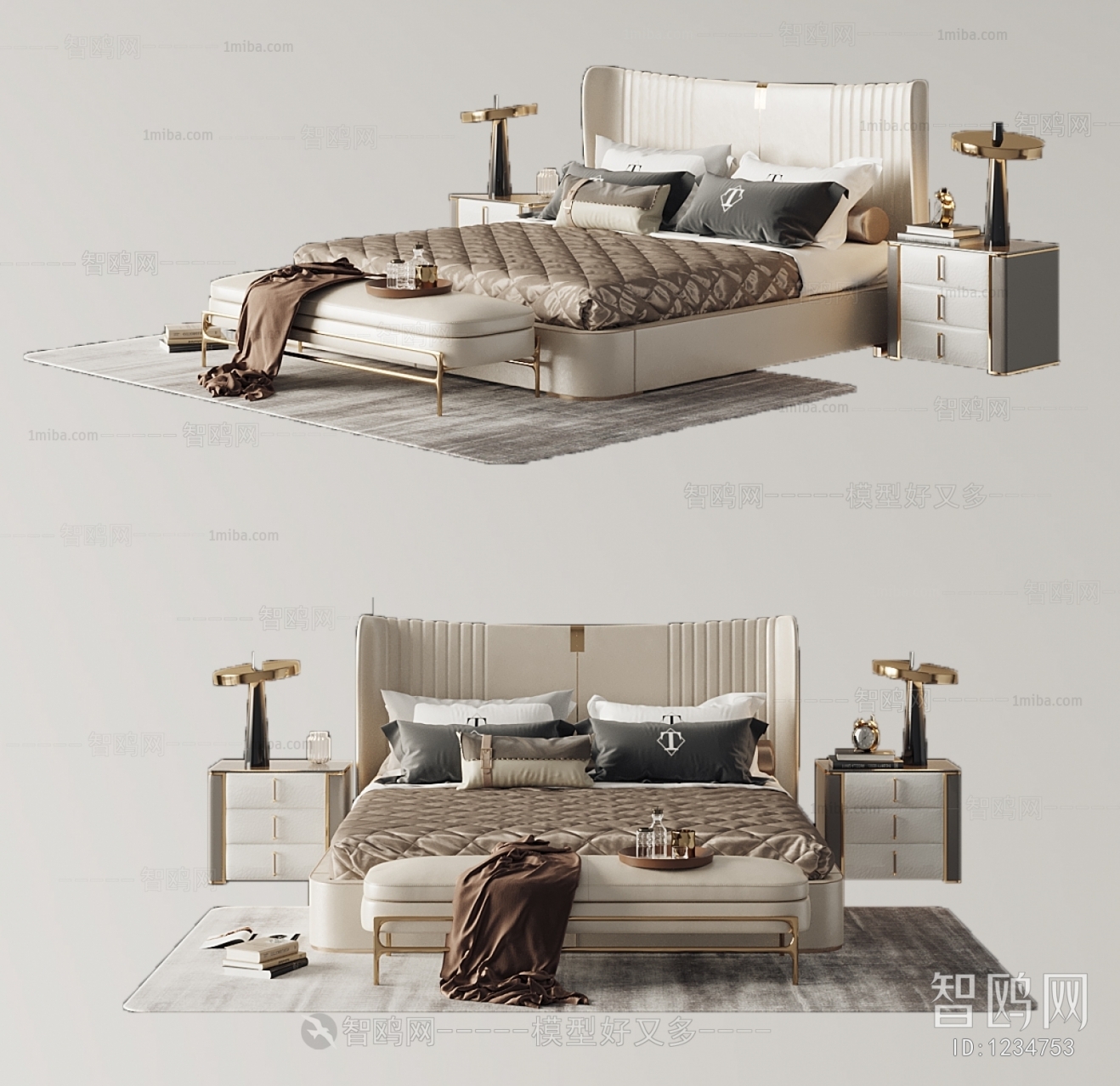 Modern Double Bed