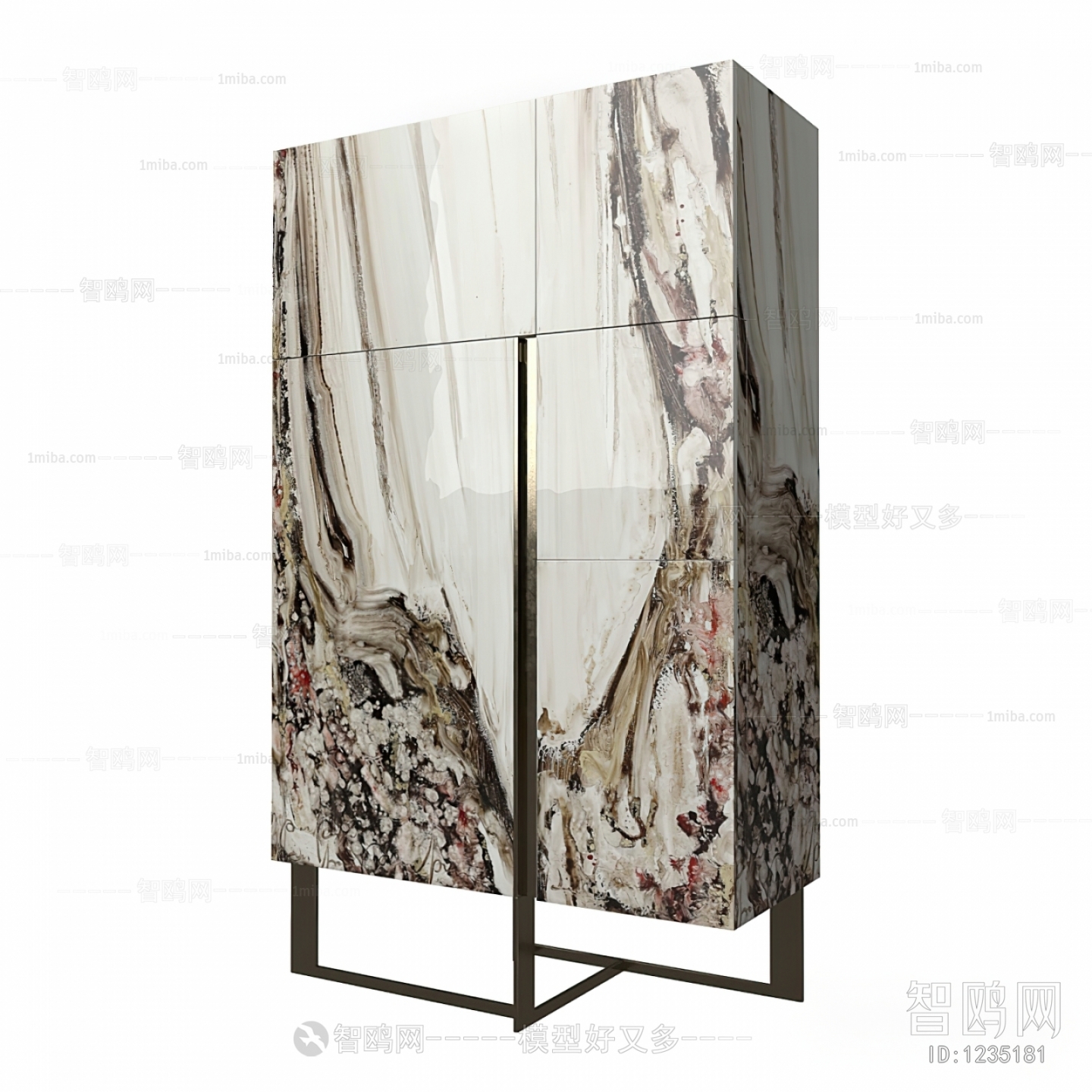 New Chinese Style Decorative Cabinet