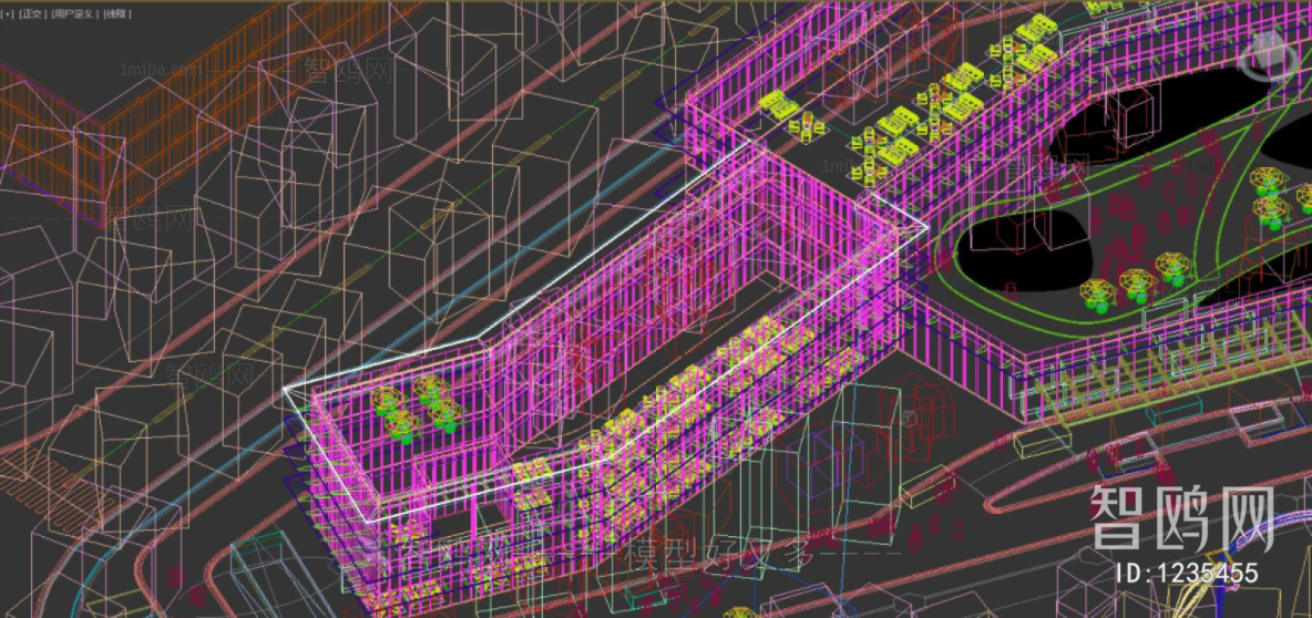 Modern Architectural Bird's-eye View Planning