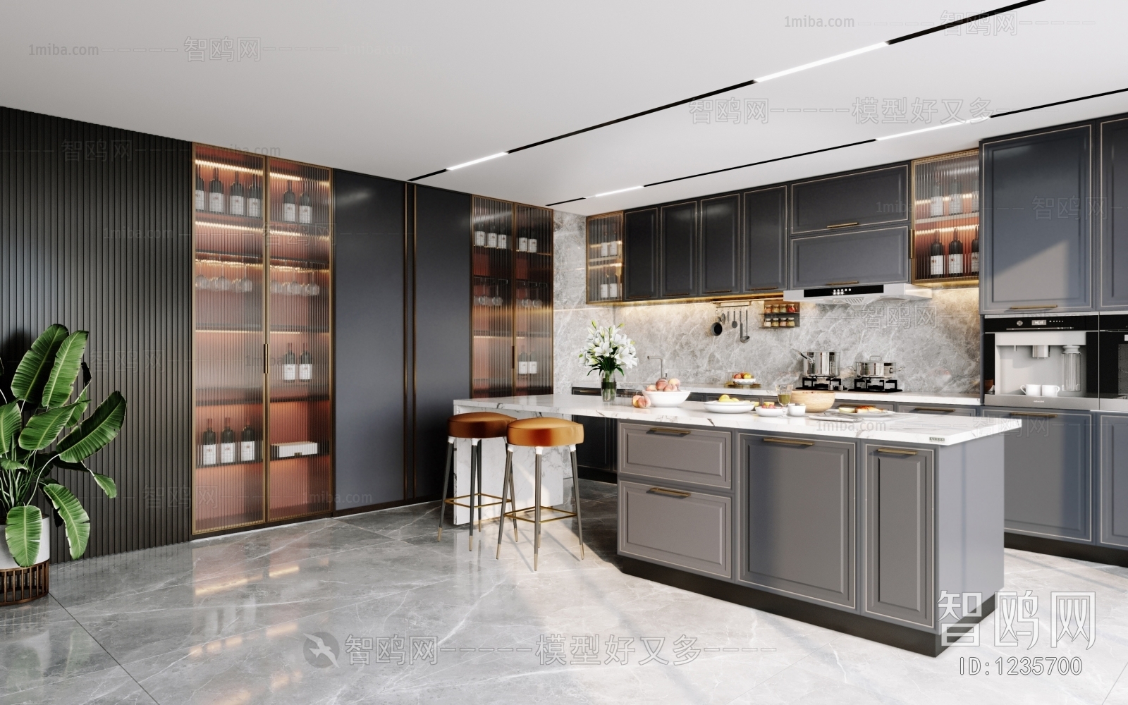 Modern Open Kitchen