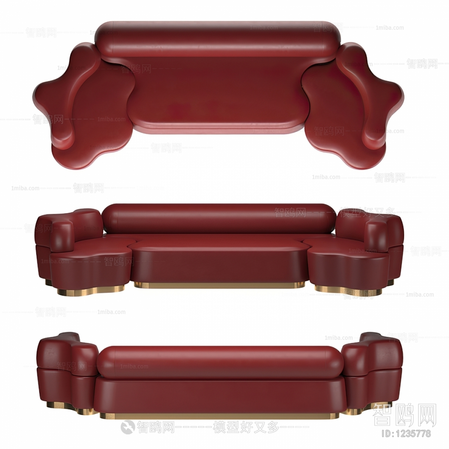 Modern Multi Person Sofa