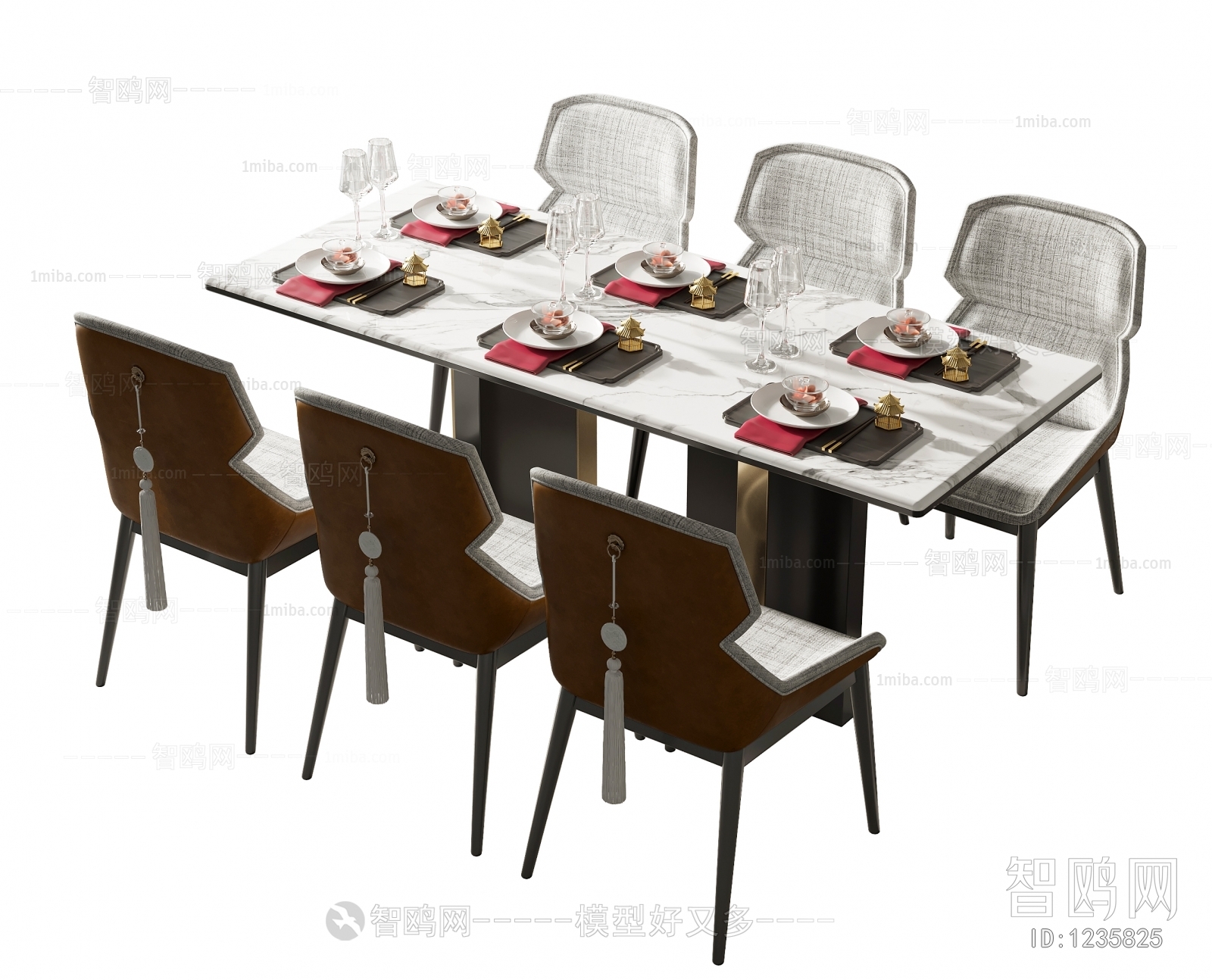 New Chinese Style Dining Table And Chairs