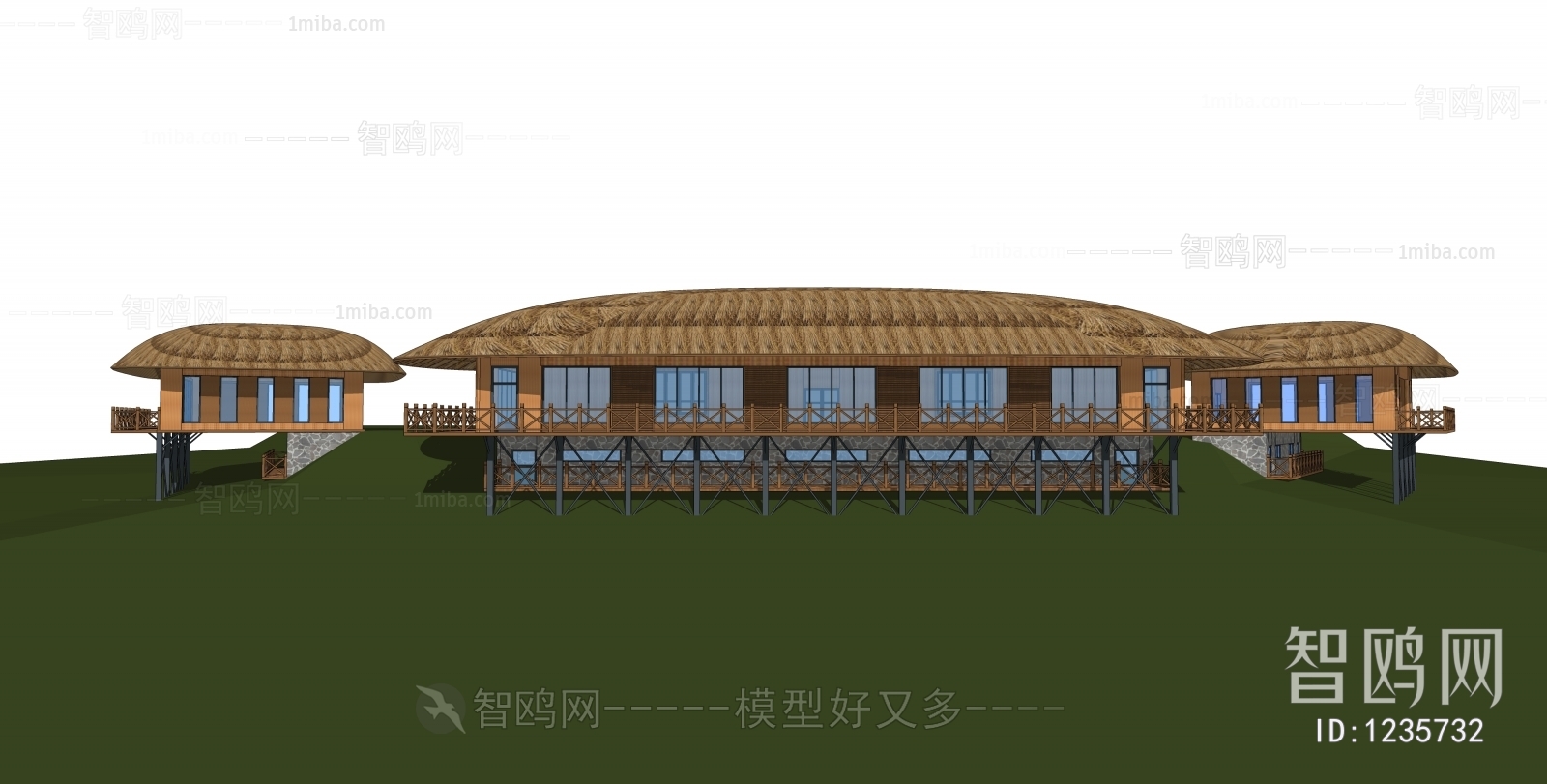 New Chinese Style Building Appearance