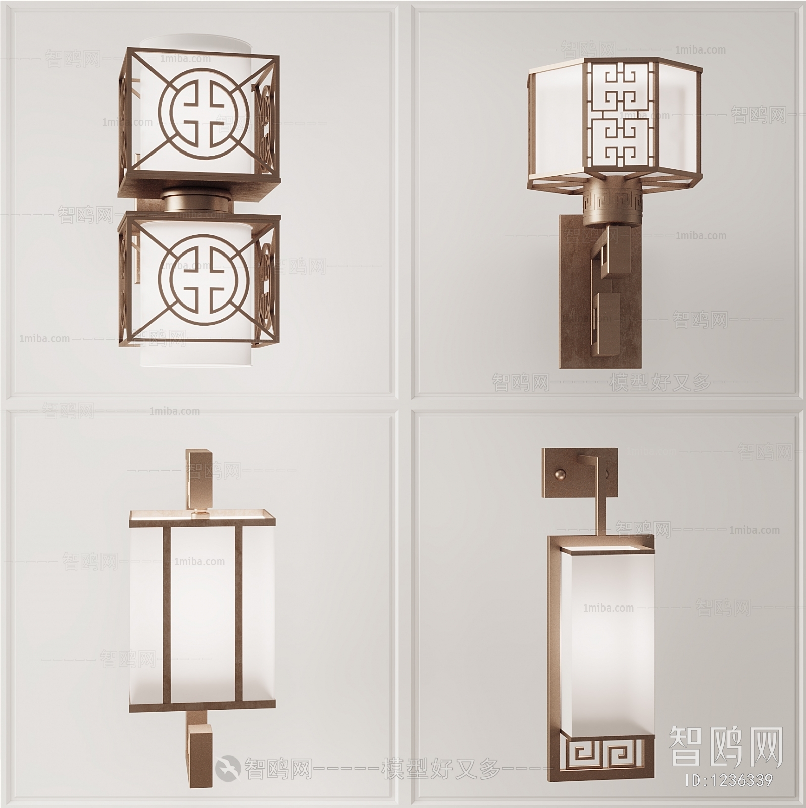 New Chinese Style Wall Lamp