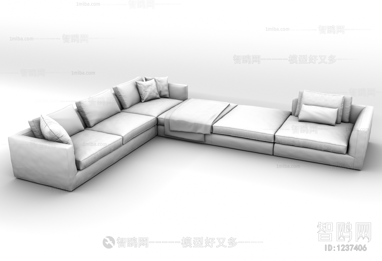 Modern Multi Person Sofa