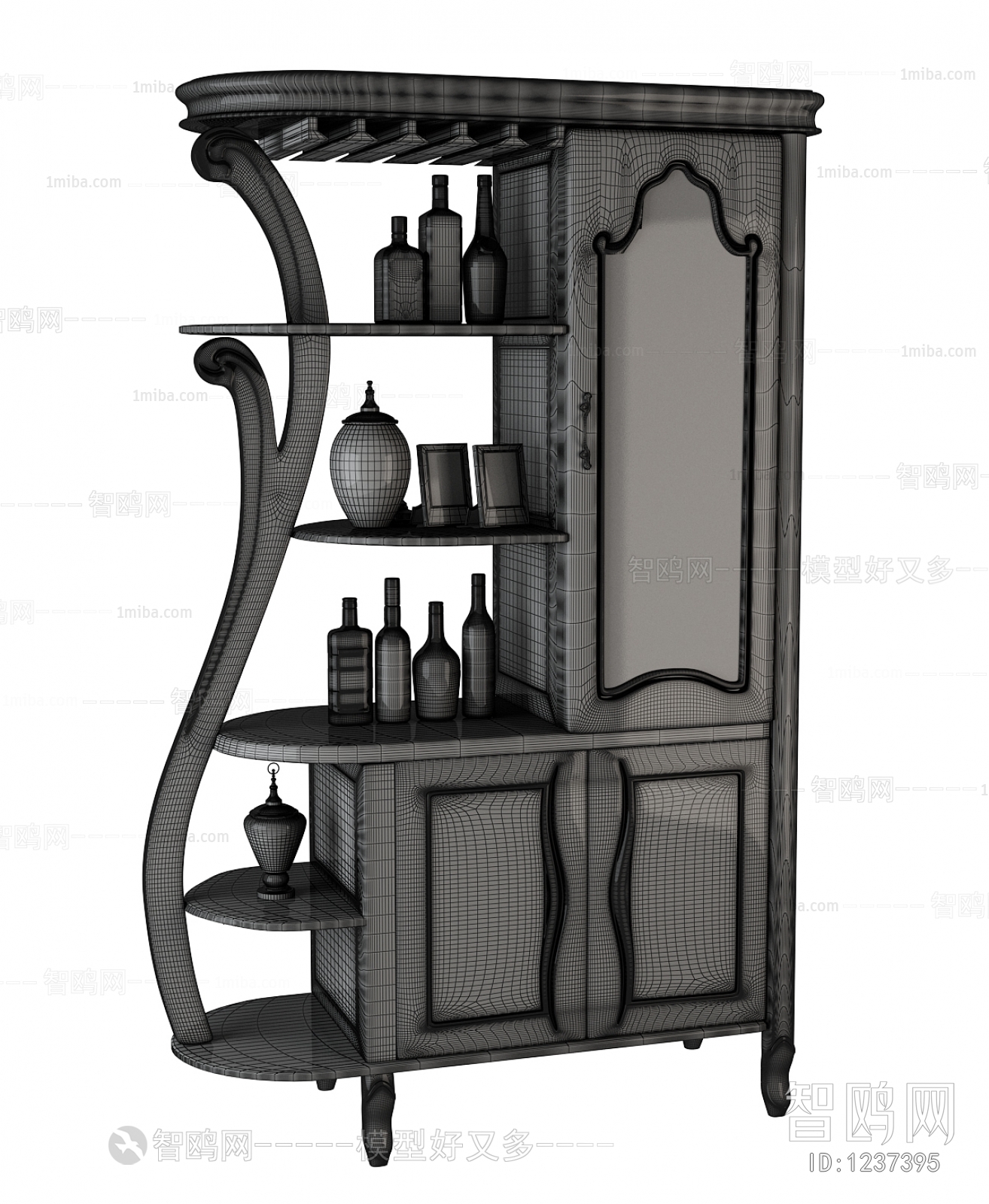 European Style Wine Cabinet